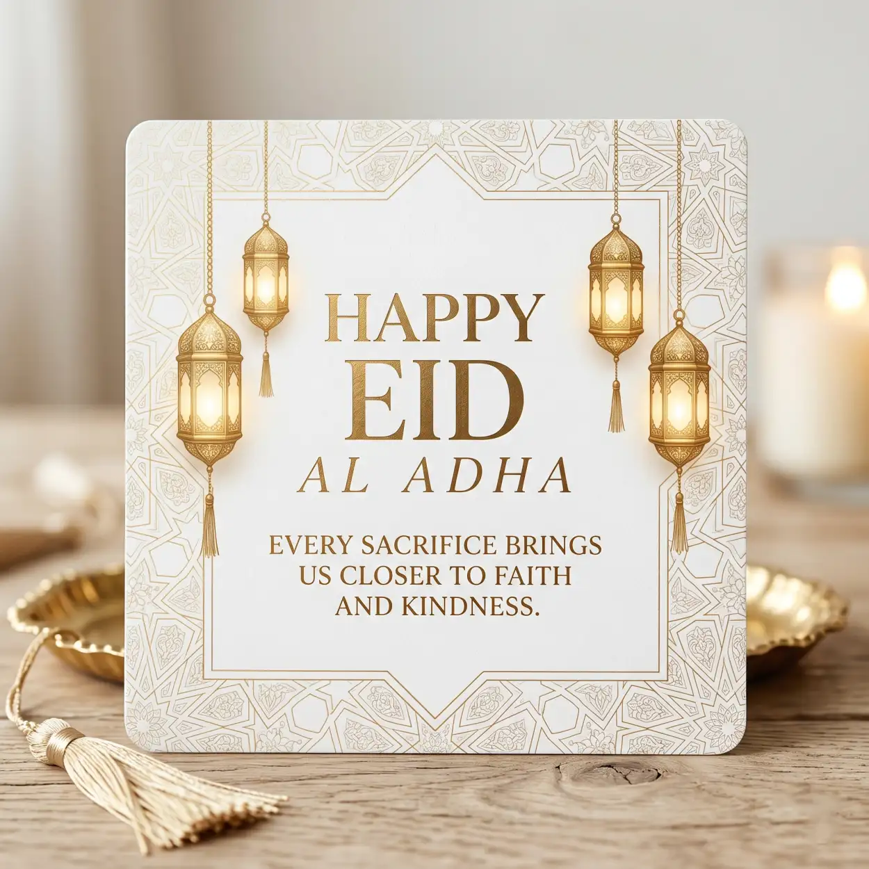 Free Download Happy Eid Al Adha Quotes For Cards - High Quality Happy Eid Al Adha With Quotes Image