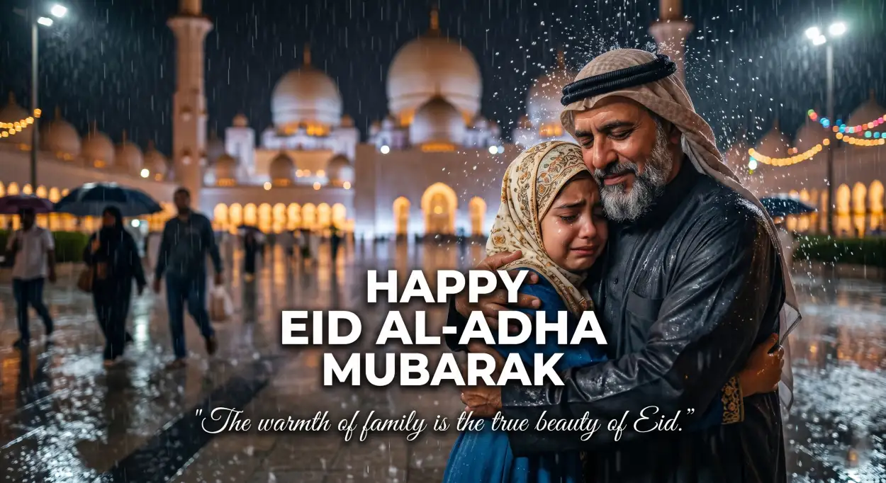 Free Download Happy Eid Al Adha Quotes For Family And Friends - High Quality Happy Eid Al Adha With Quotes Image