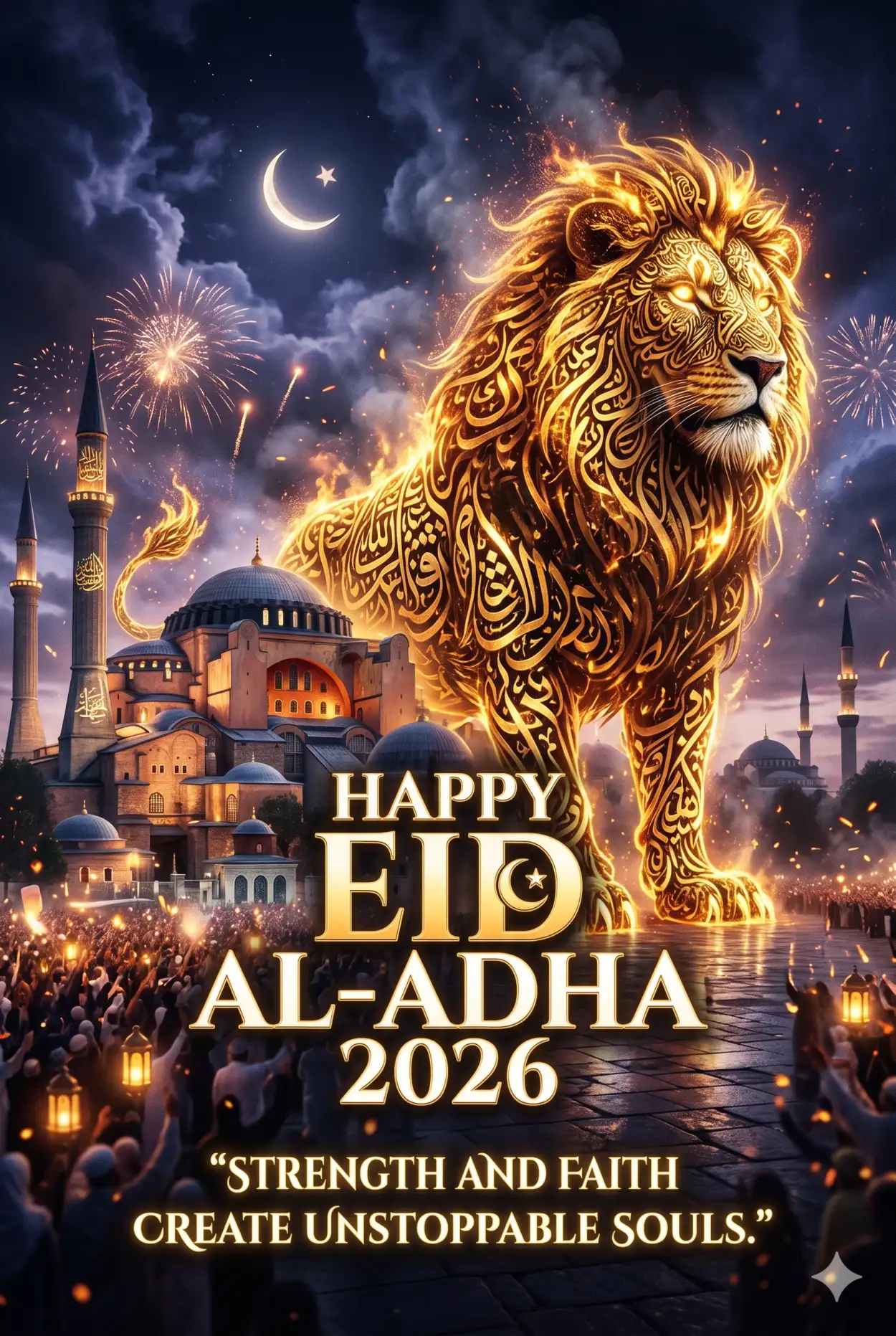 Free Download Happy Eid Al Adha Quotes For Usa Audience - High Quality Happy Eid Al Adha With Quotes Image