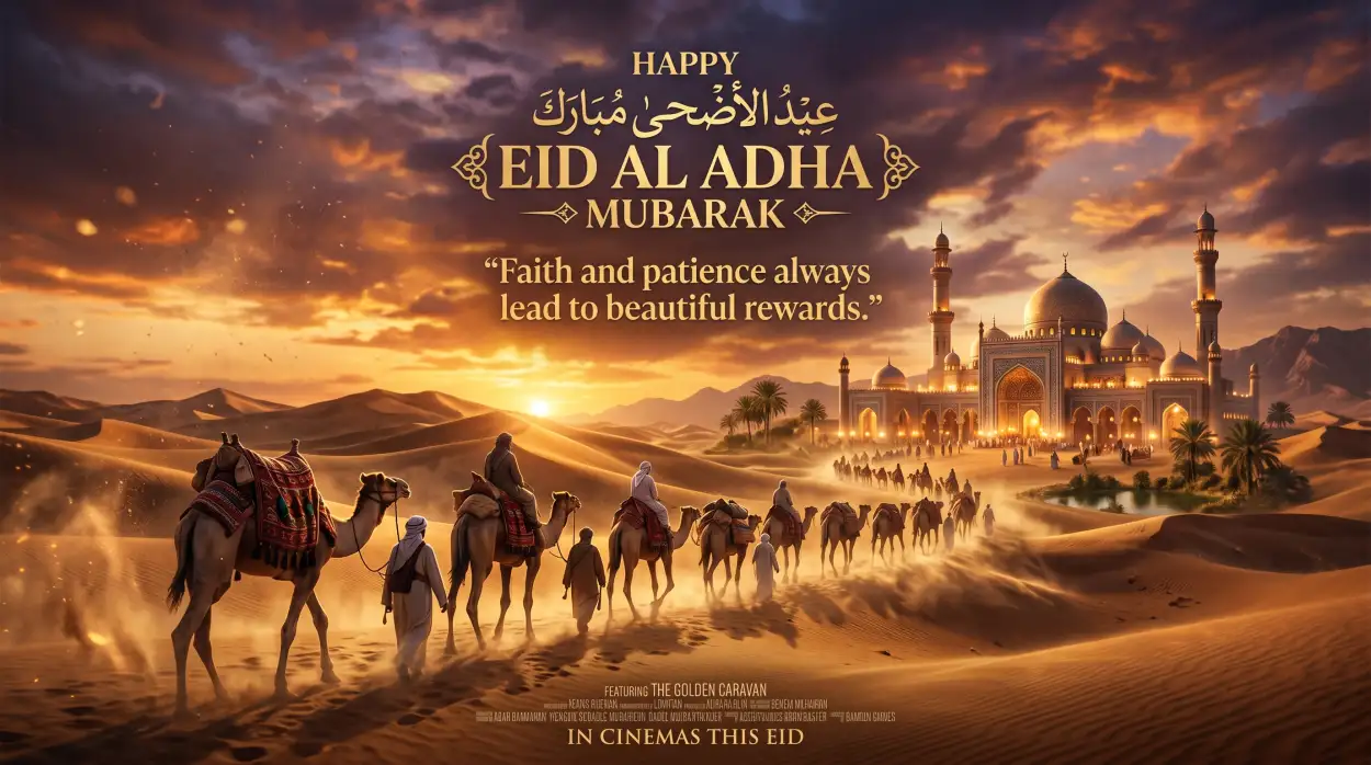 Free Download Happy Eid Al Adha Quotes With Beautiful Background - High Quality Happy Eid Al Adha With Quotes Background Image