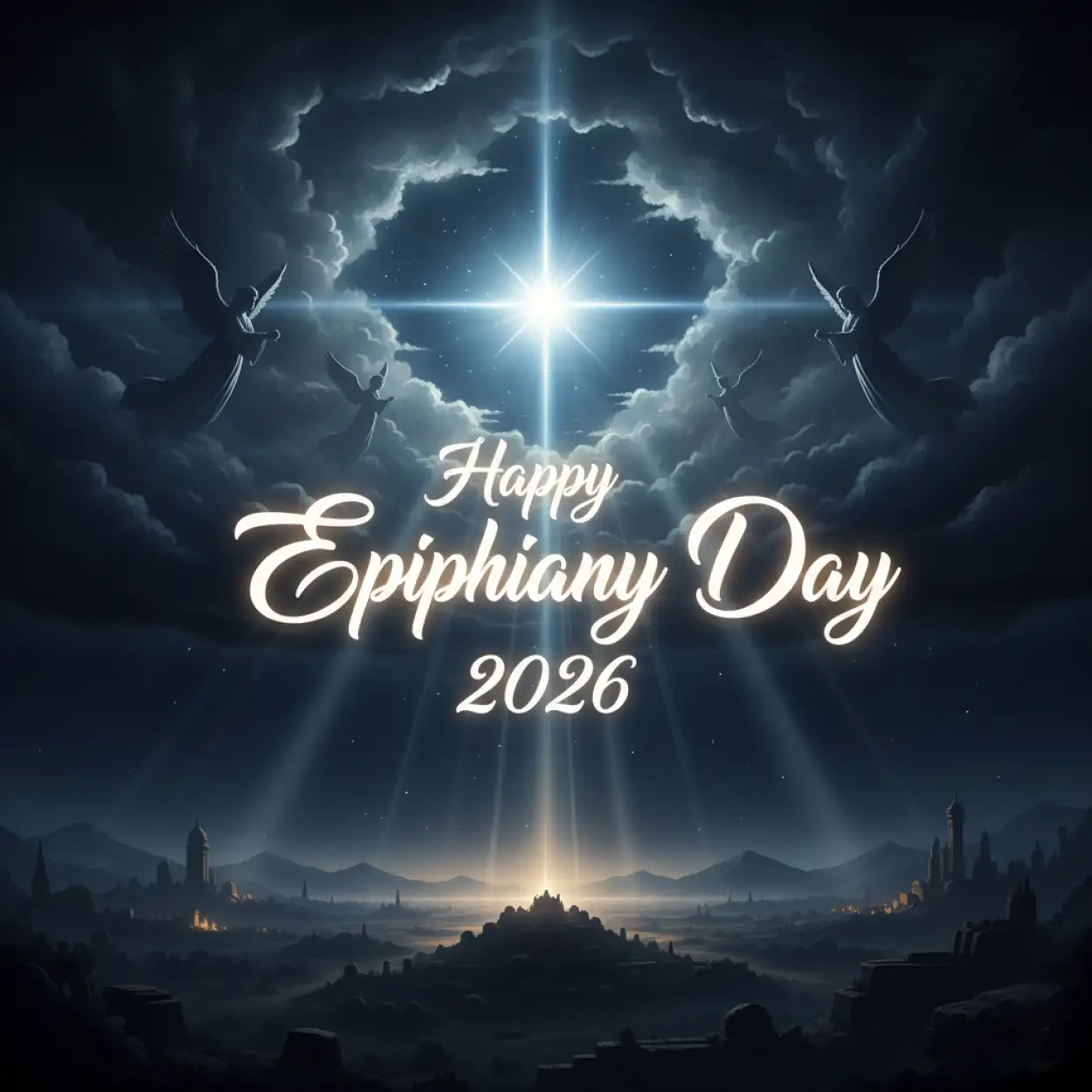 Free Download Happy Epiphany Day 2026 Church Banner - High Quality Happy Epiphany Day 2026 Image