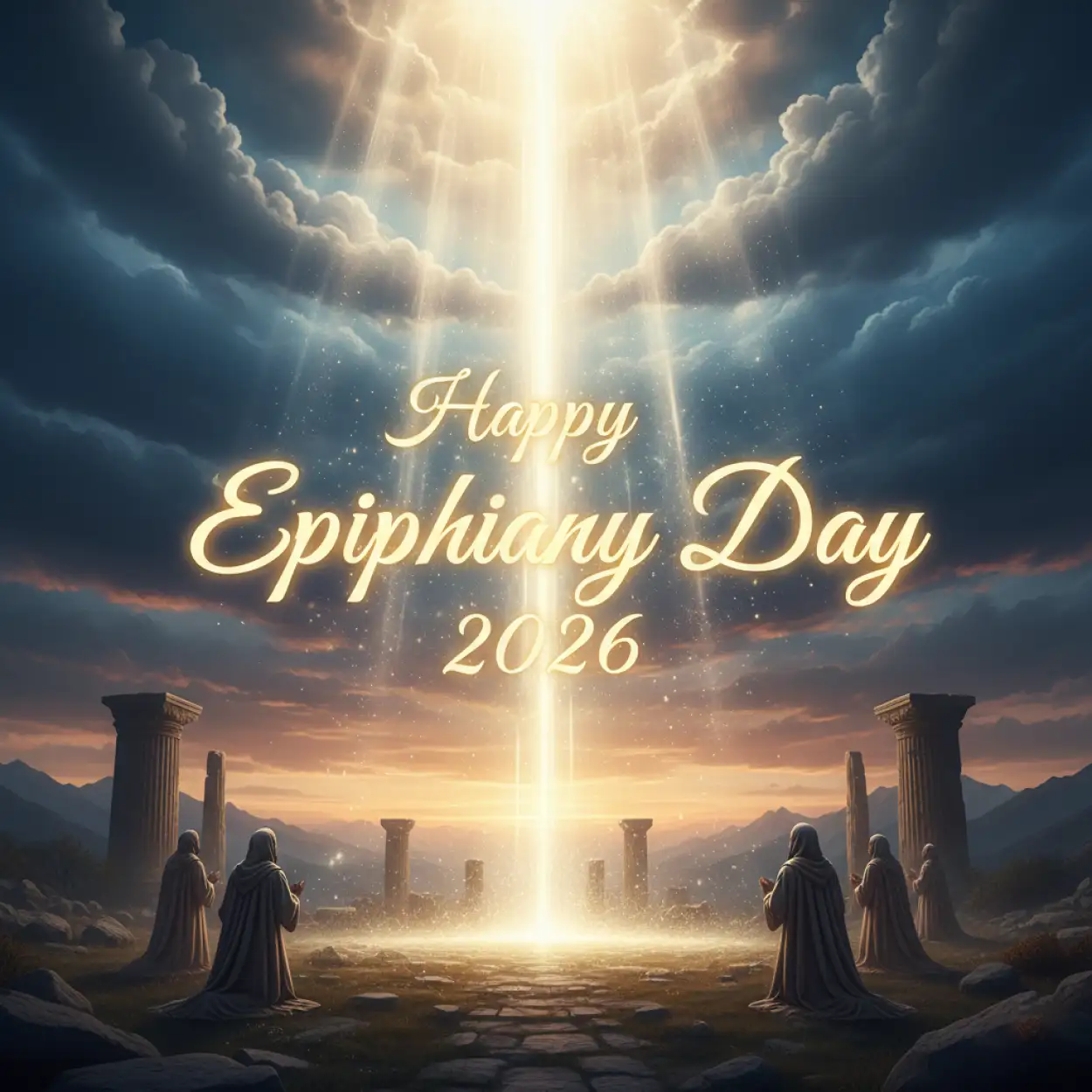 Free Download Happy Epiphany Day 2026 Church Poster Design - High Quality Happy Epiphany Day 2026 Image