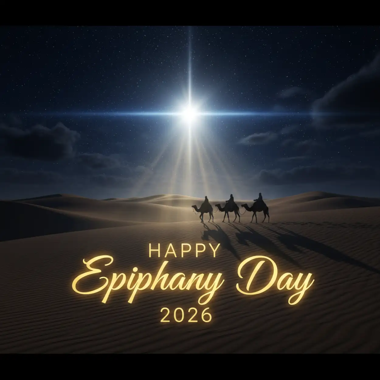 Free Download Happy Epiphany Day 2026 Minimalist Religious Design - High Quality Happy Epiphany Day 2026 Image