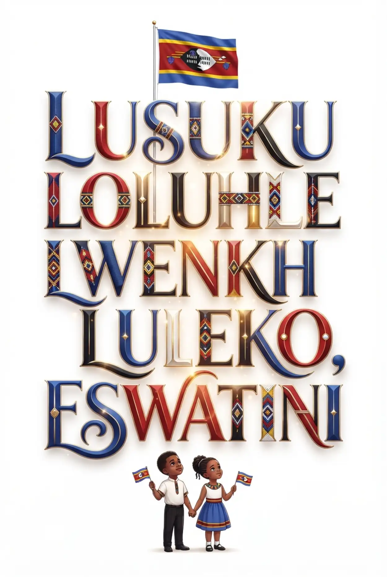 Free Download Happy Eswatini Independence Day Banner 2026 - High Quality Eswatini Independence Day 2026 Image
