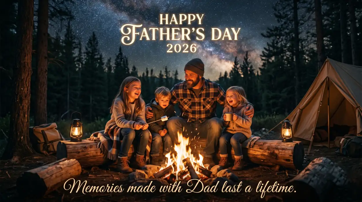 Free Download Happy Fathers Day 2026 Family Memories Quotes - High Quality Happy Fathers Day 2026 Image