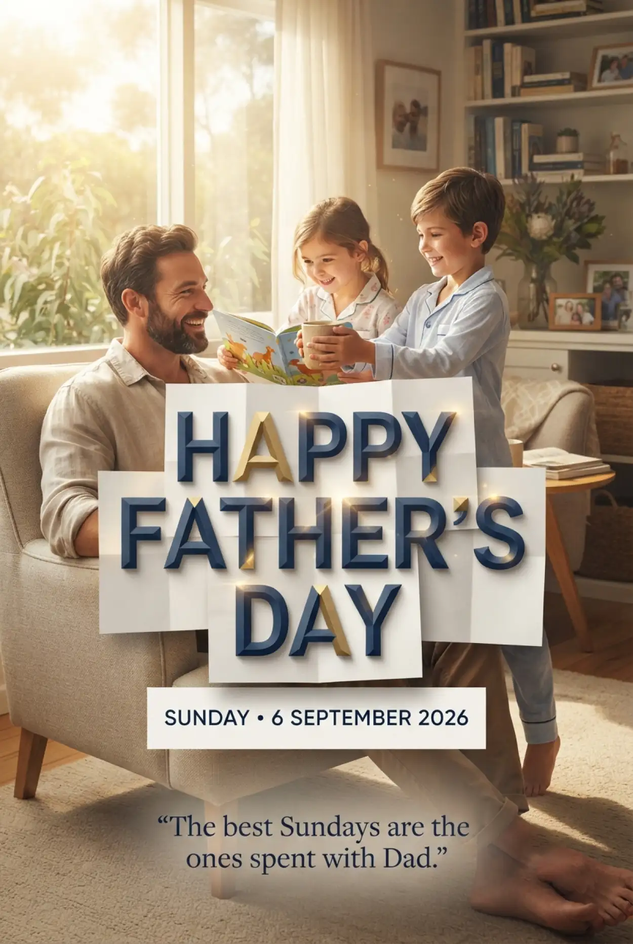 Free Download Happy Fathers Day Australia Facebook Post 2026 - High Quality Fathers Day Australia 2026 Image