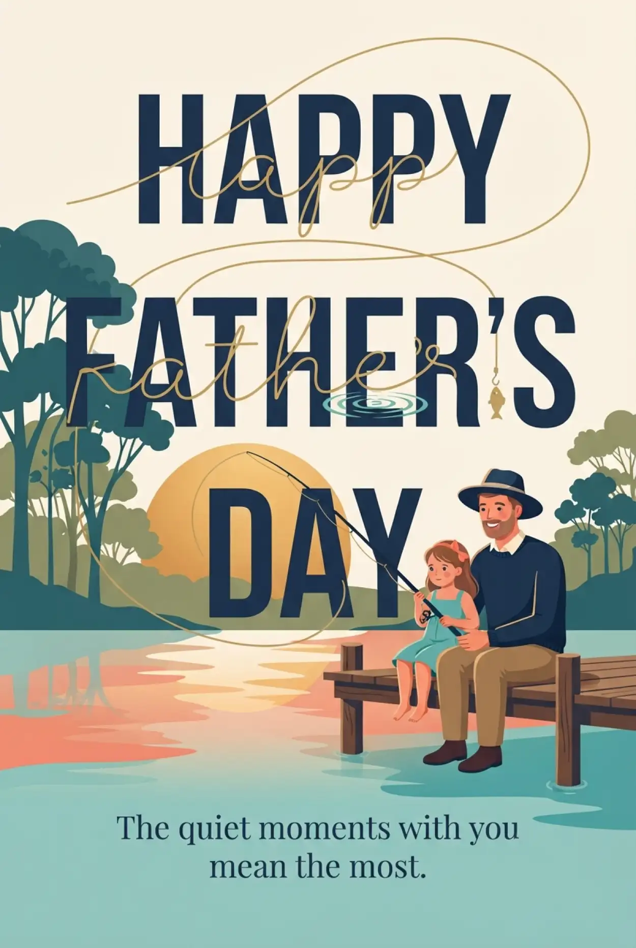 Free Download Happy Fathers Day Australia Greeting Card 2026 - High Quality Fathers Day Australia 2026 Image