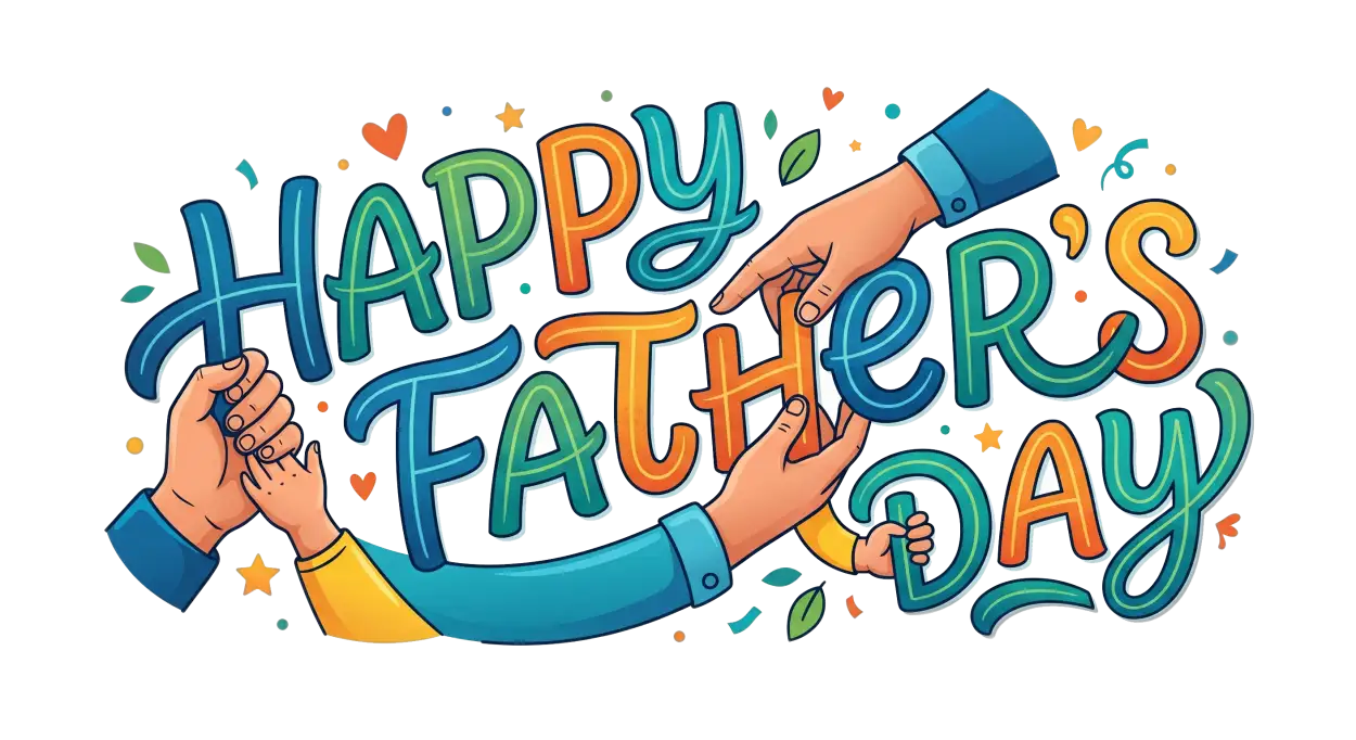 Free Download Happy Fathers Day Text Png Transparent Free Download 2 - High Quality Fathers Day Png Transparent PNG