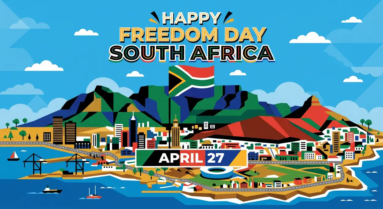 Free Download Happy Freedom Day South Africa Images Captions Download 2026 - High Quality Happy Freedom Day South Africa Wishes 2026 Image