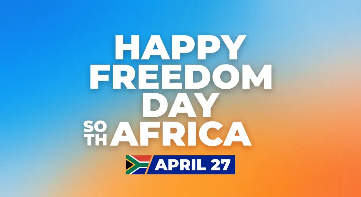 Free Download Happy Freedom Day South Africa Quotes Captions Banner 2026 - High Quality Happy Freedom Day South Africa Wishes 2026 Image