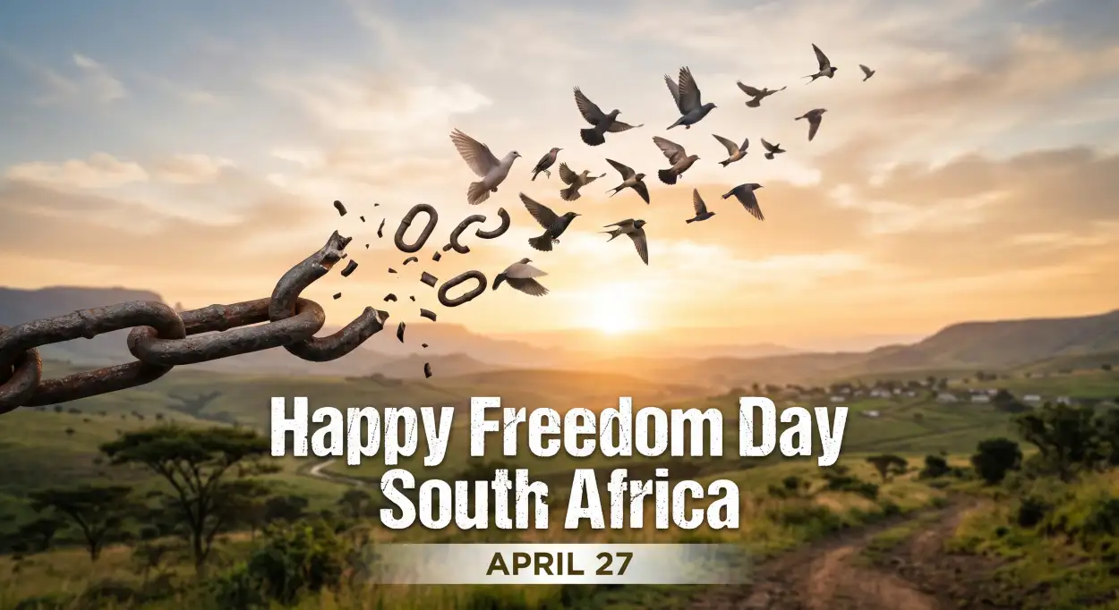 Free Download Happy Freedom Day South Africa Quotes Captions Poster 2026 - High Quality Happy Freedom Day South Africa Wishes 2026 Image