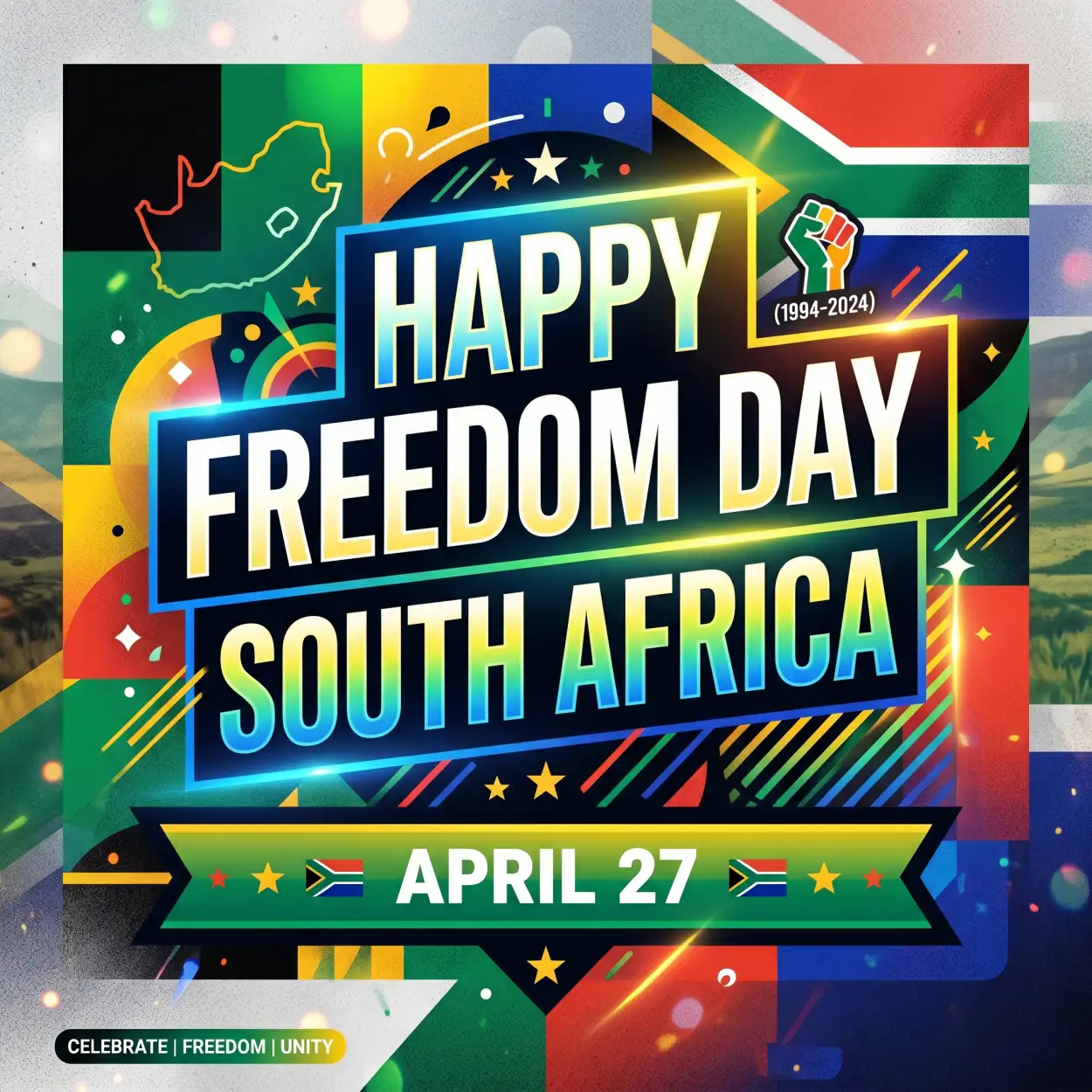 Free Download Happy Freedom Day South Africa Social Captions Text 2026 - High Quality Happy Freedom Day South Africa Wishes 2026 Image