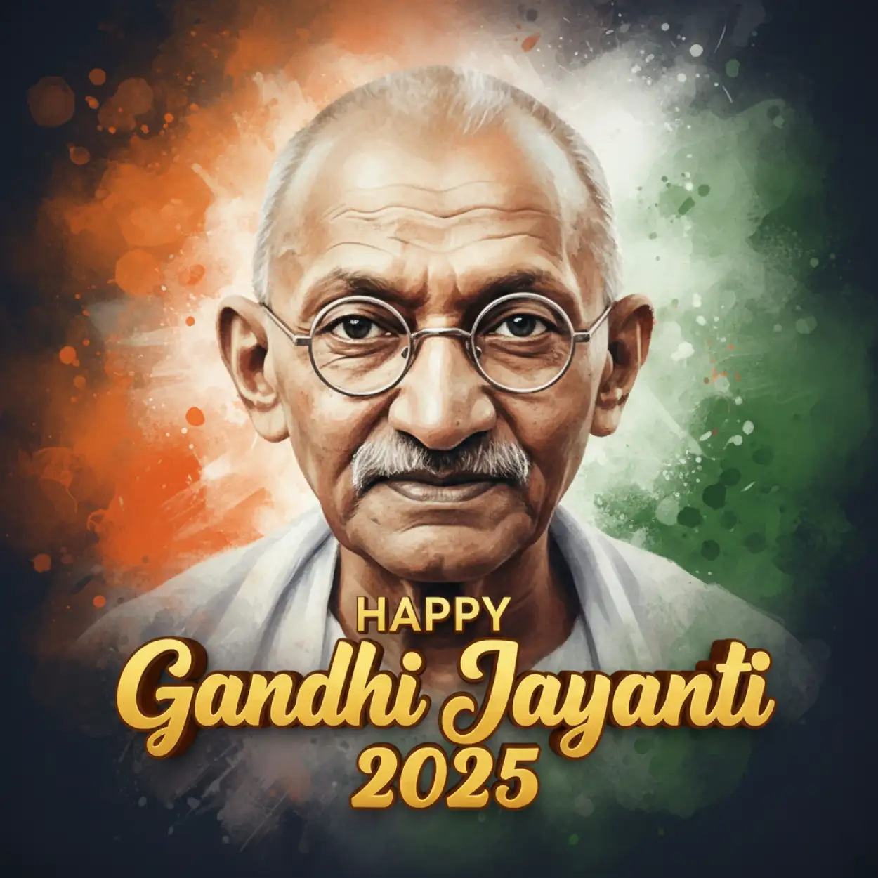 Free Download Happy Gandhi Jayanti 2025 Quotes For Students - High Quality Happy Gandhi Jayanti 2025 Background