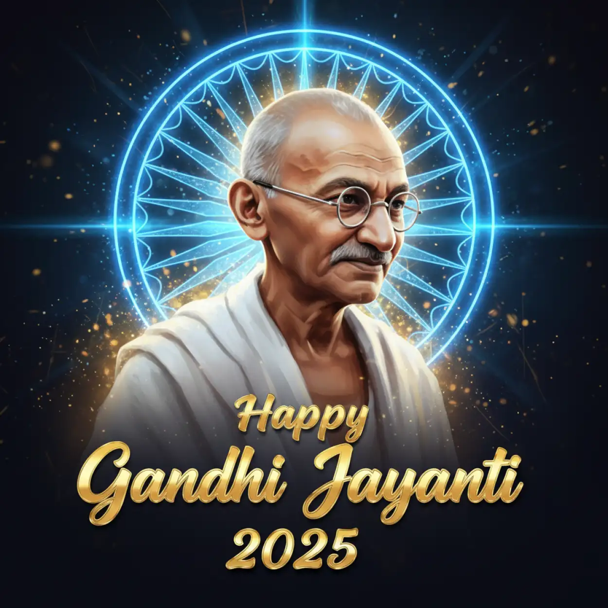 Free Download Happy Gandhi Jayanti 2025 - High Quality Happy Gandhi Jayanti 2025 Background