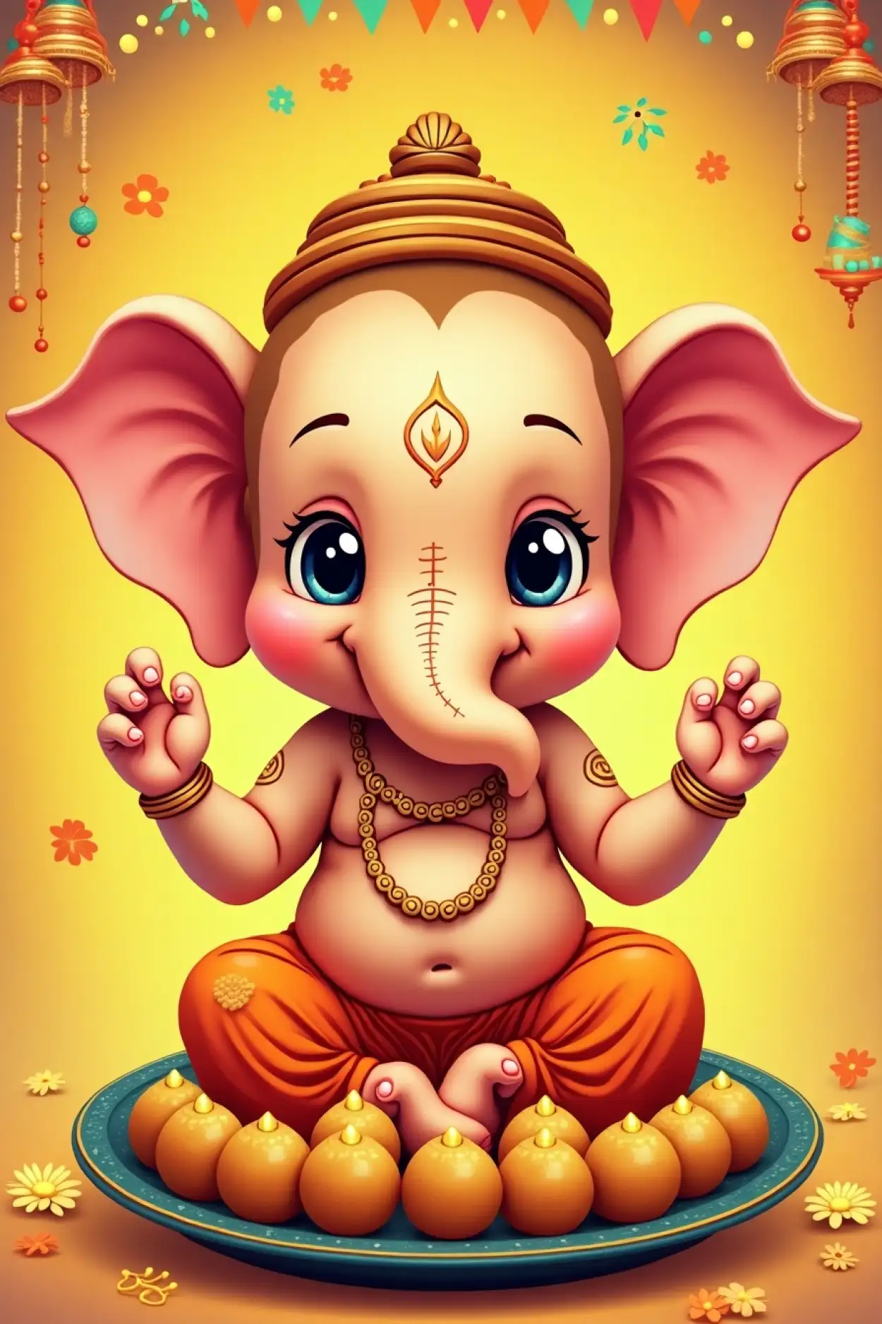 Happy Ganesh Chaturthi 2025 cute baby Ganesh images