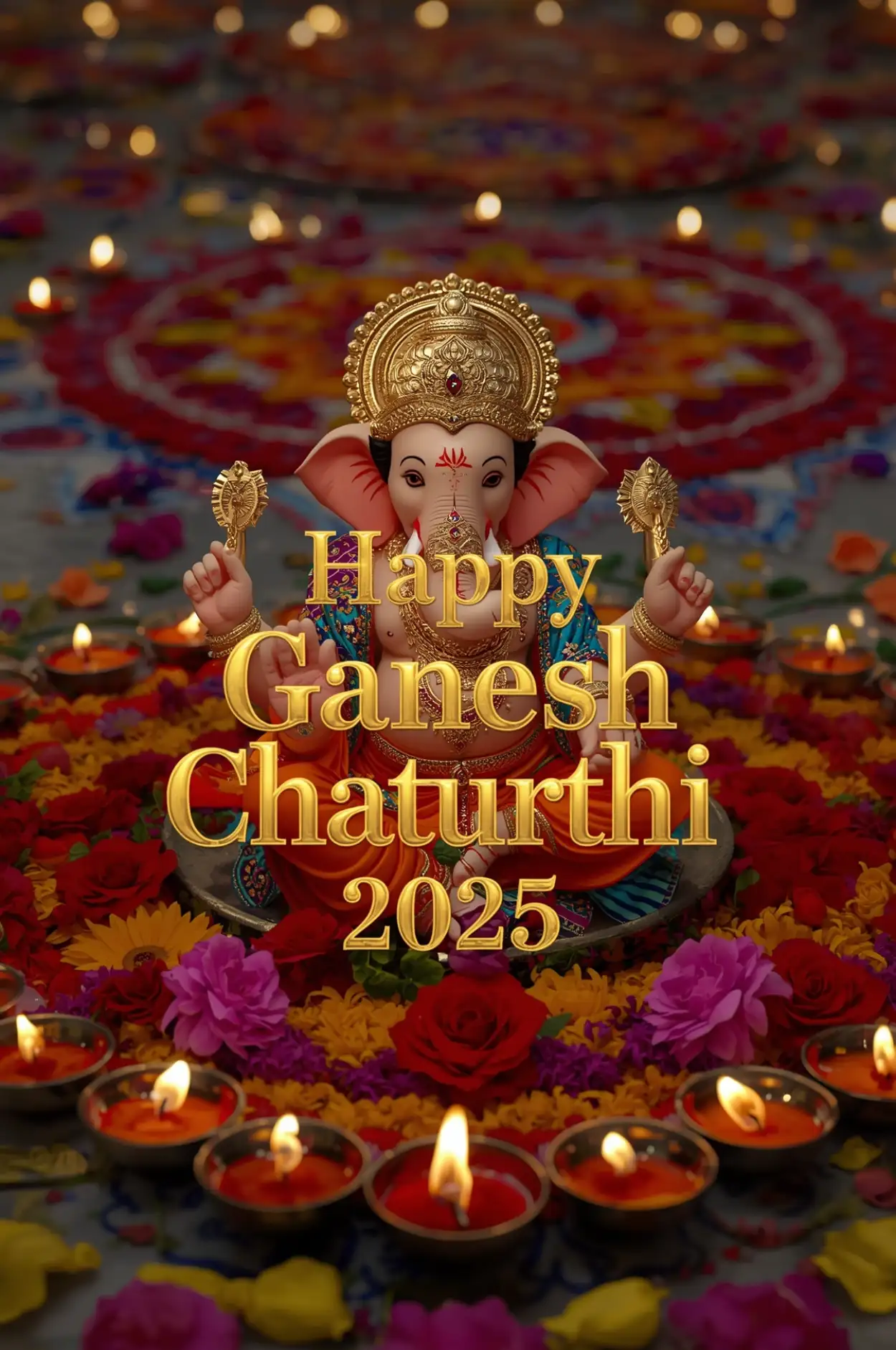 Happy Ganesh Chaturthi 2025 eco friendly wishes