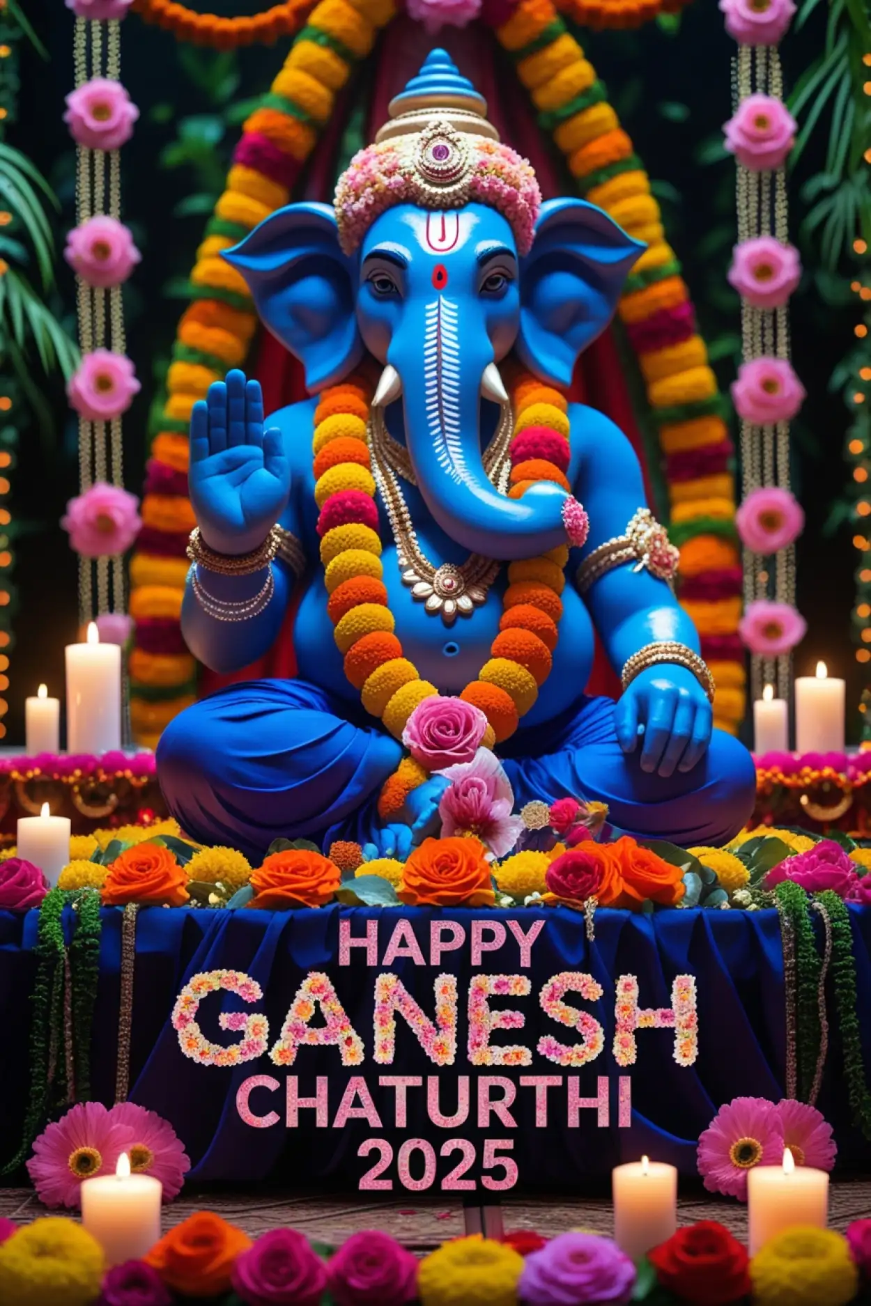 Happy Ganesh Chaturthi 2025 Instagram story template