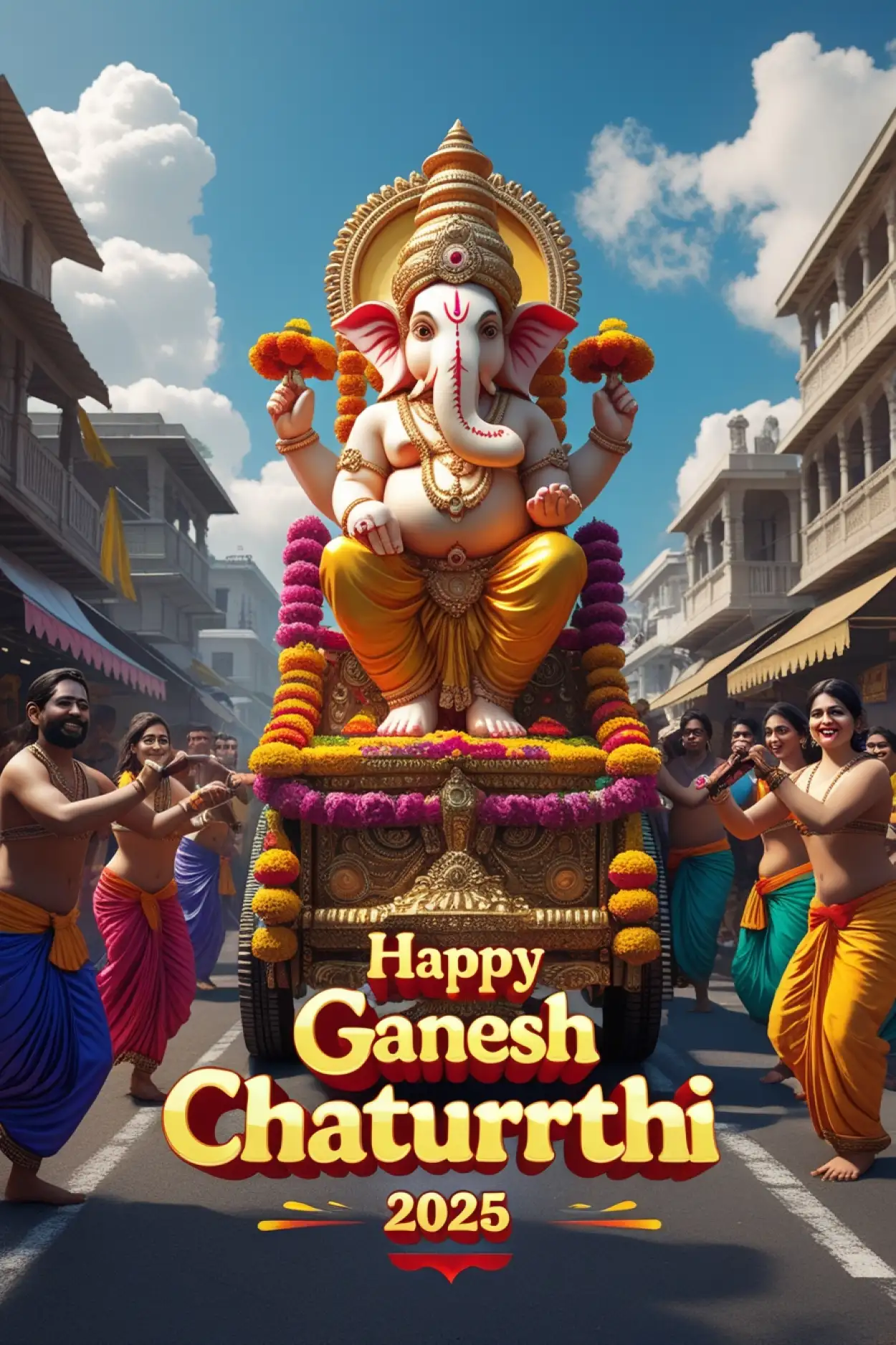 Happy Ganesh Chaturthi 2025 office celebration wishes