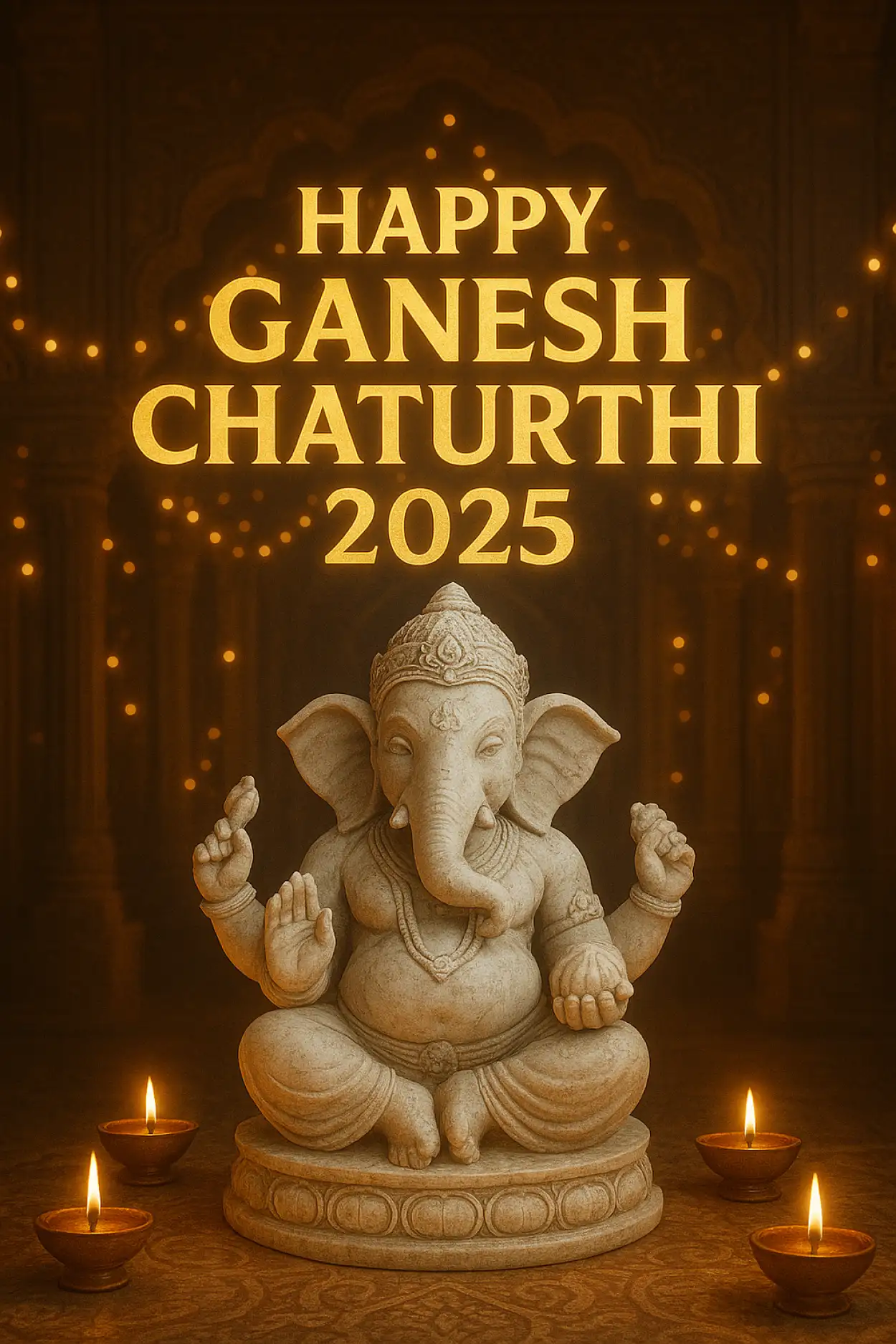 Happy Ganesh Chaturthi 2025 quotes in Hindi