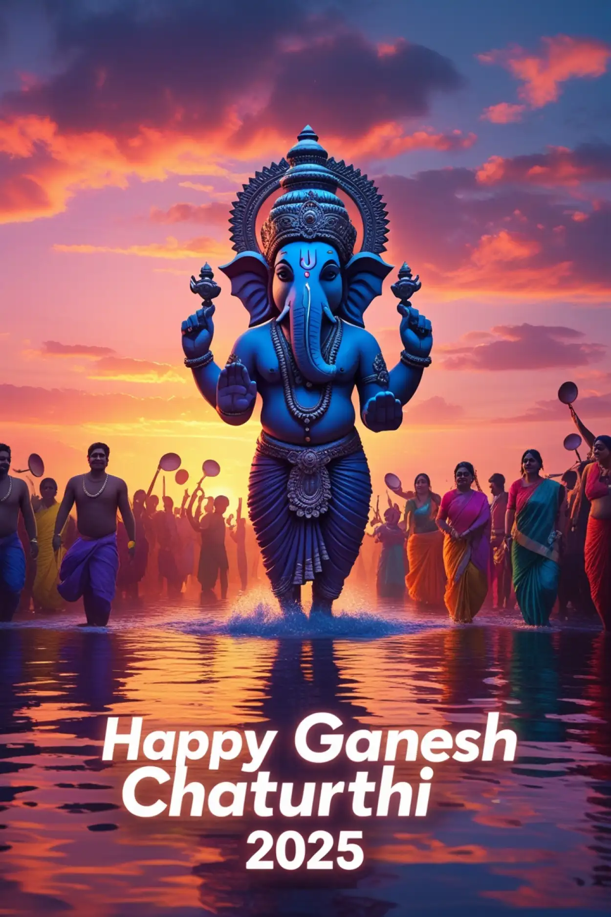 Happy Ganesh Chaturthi 2025 WhatsApp DP