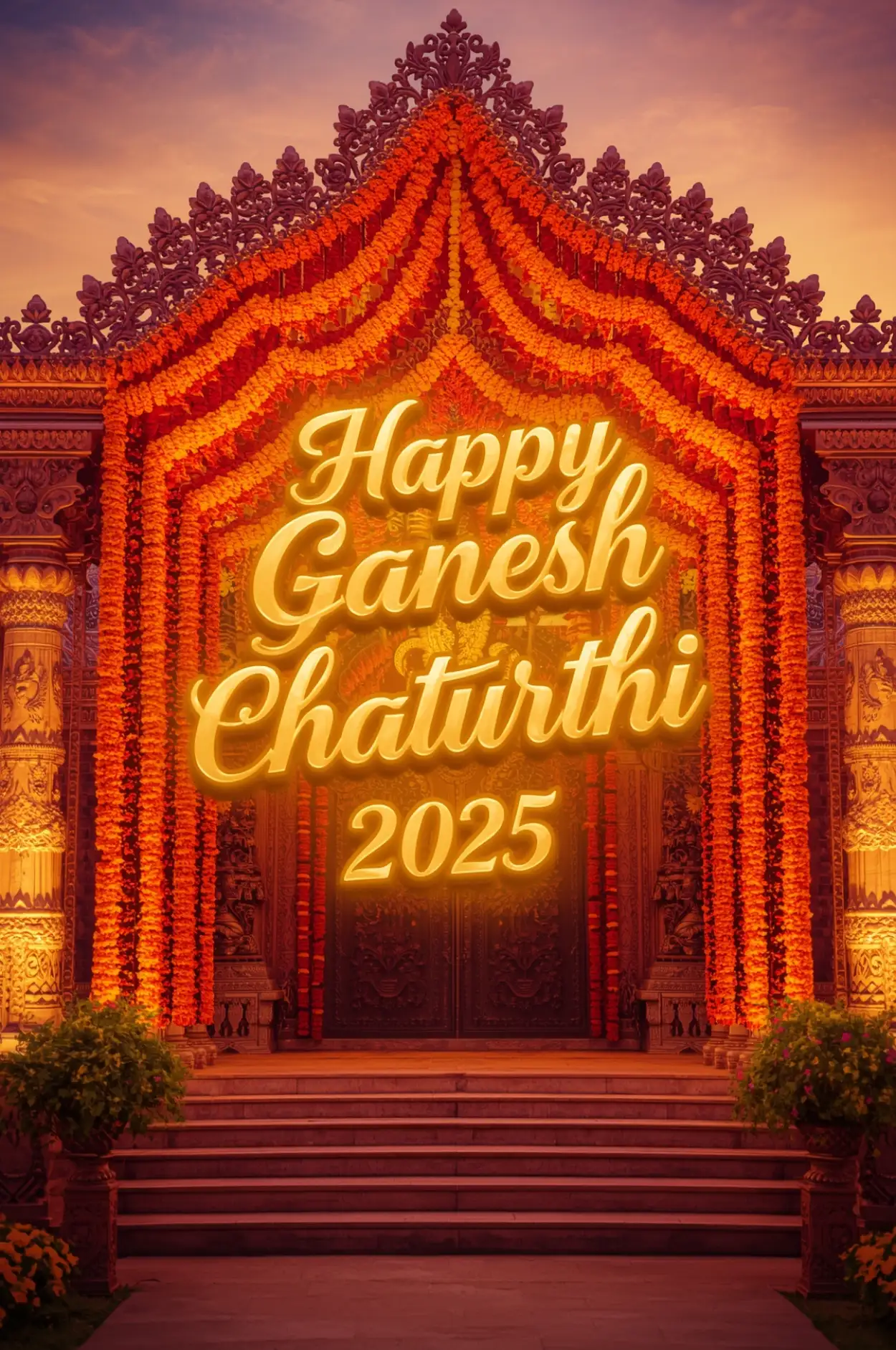 Happy Ganesh Chaturthi 2025 WhatsApp wishes
