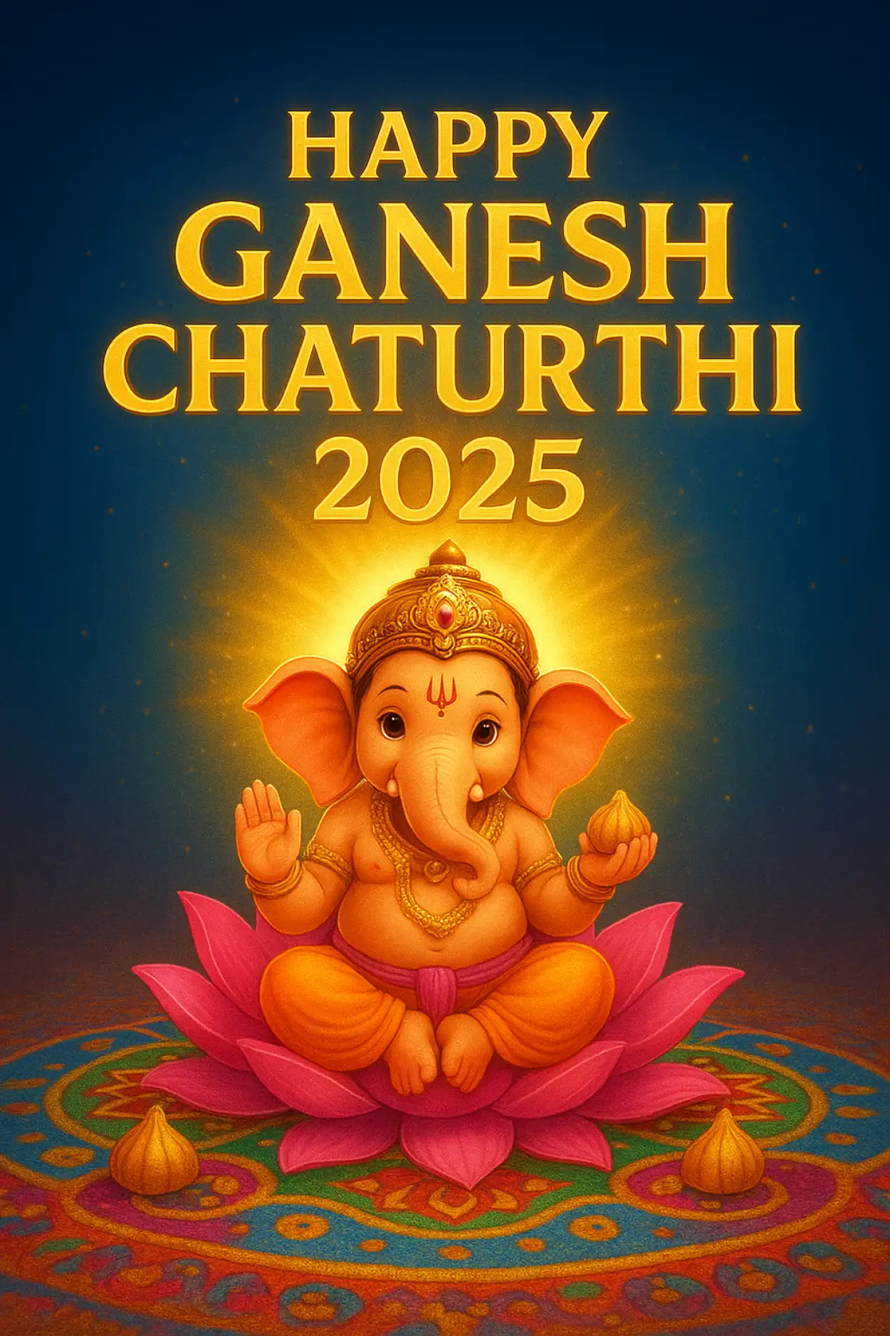 Happy Ganesh Chaturthi 2025 wishes in English