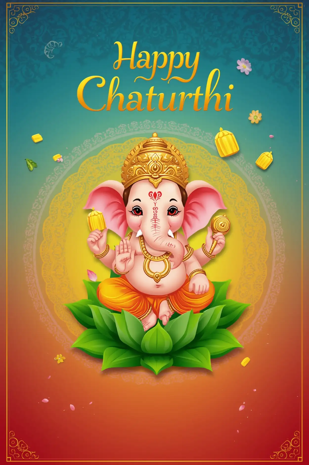 Happy Ganesh Chaturthi wishes for Facebook