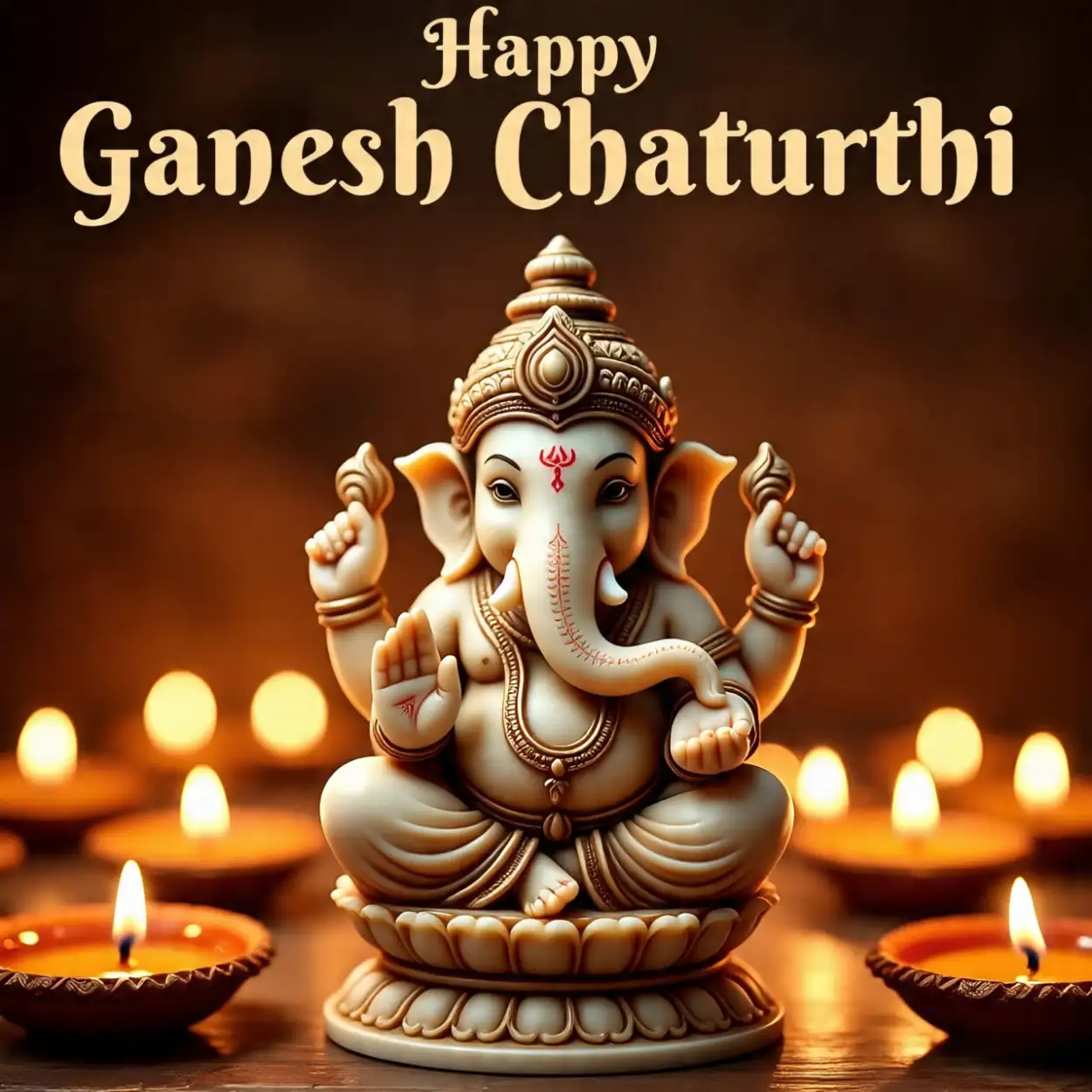 Happy Ganesh Chaturthi wishes messages in Marathi