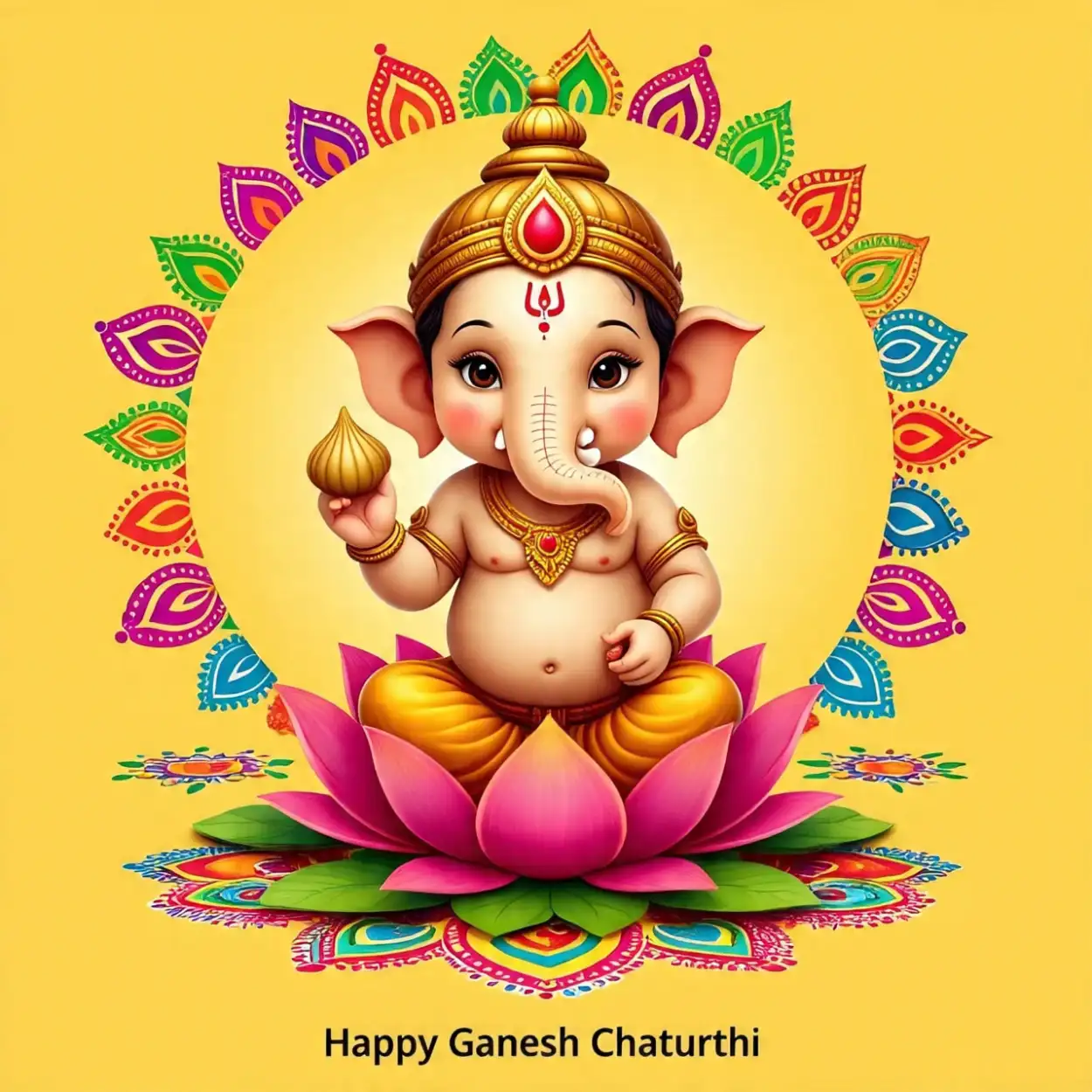 Happy Ganesh Chaturthi wishes pictures for Facebook