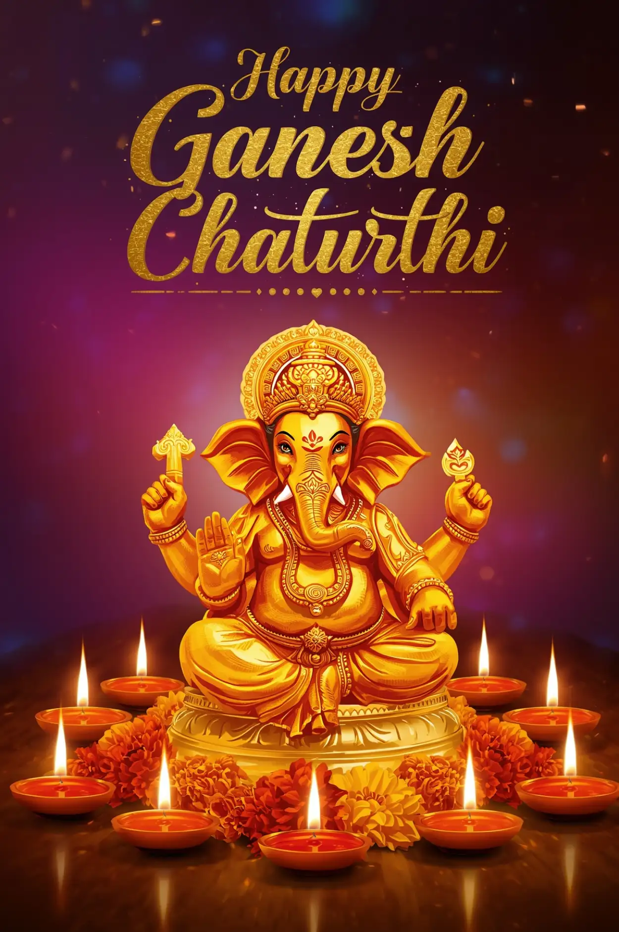 Happy Ganesh Chaturthi wishes status