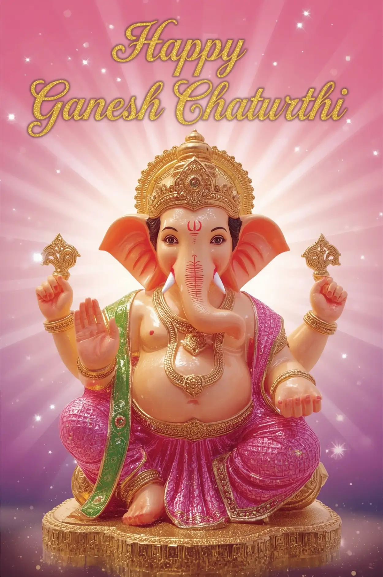 Happy Ganesh Chaturthi wishes wallpaper HD