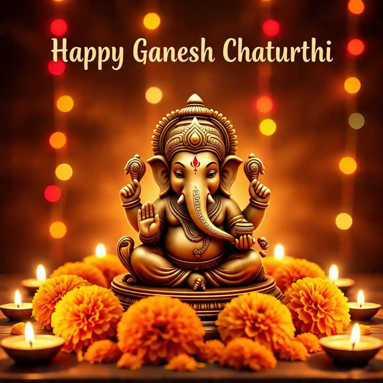 Happy Ganesh Chaturthi wishes with motivational quotes