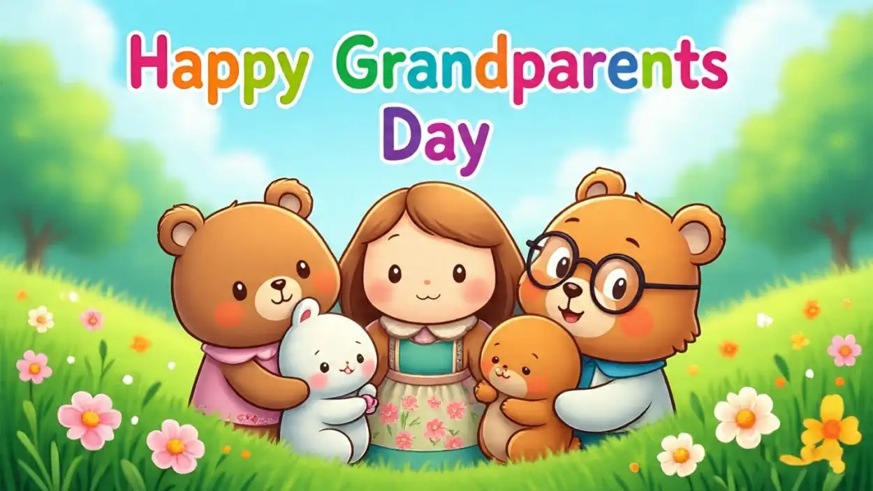 happy grandparents day doodle drawing ideas for children