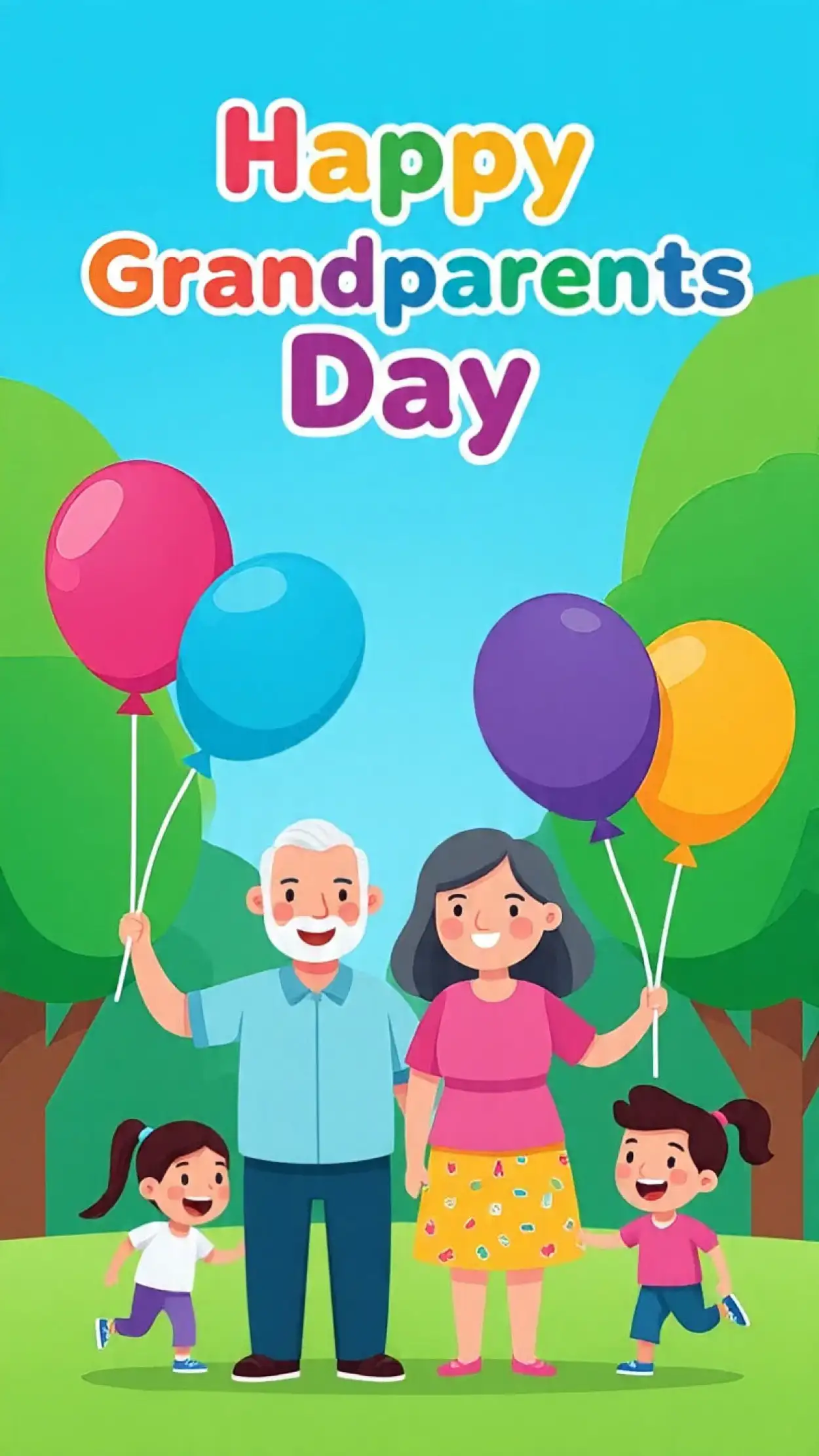 happy grandparents day greetings with heartfelt words