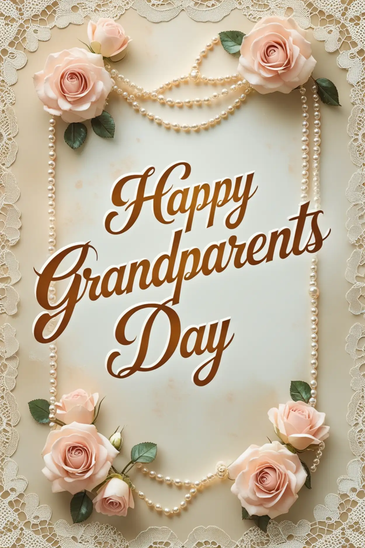 happy grandparents day hd 3d text wallpaper free