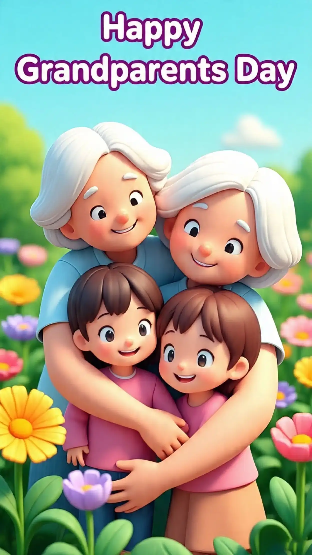 happy grandparents day poems in english for school kids