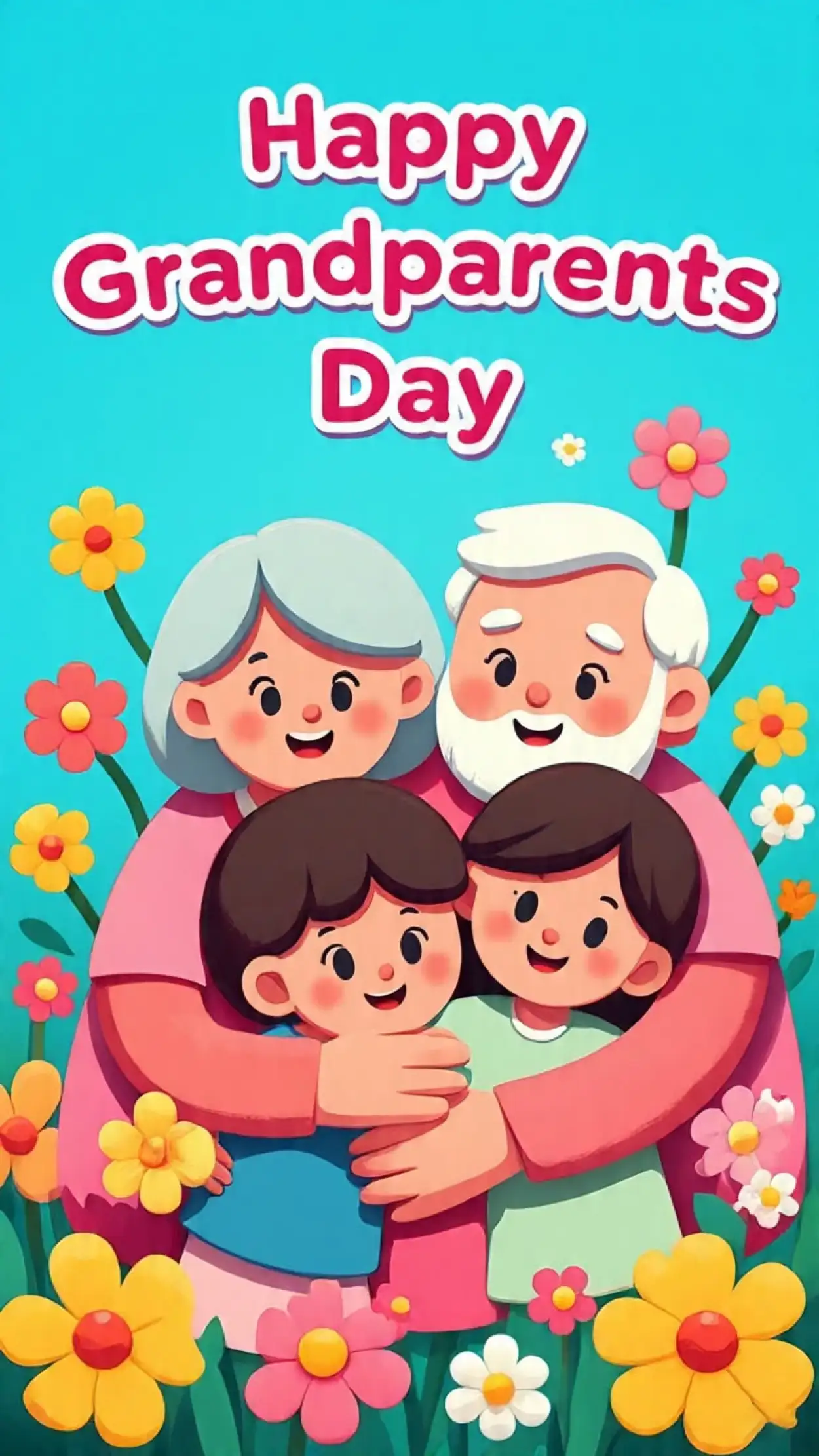 happy grandparents day special message for school kids