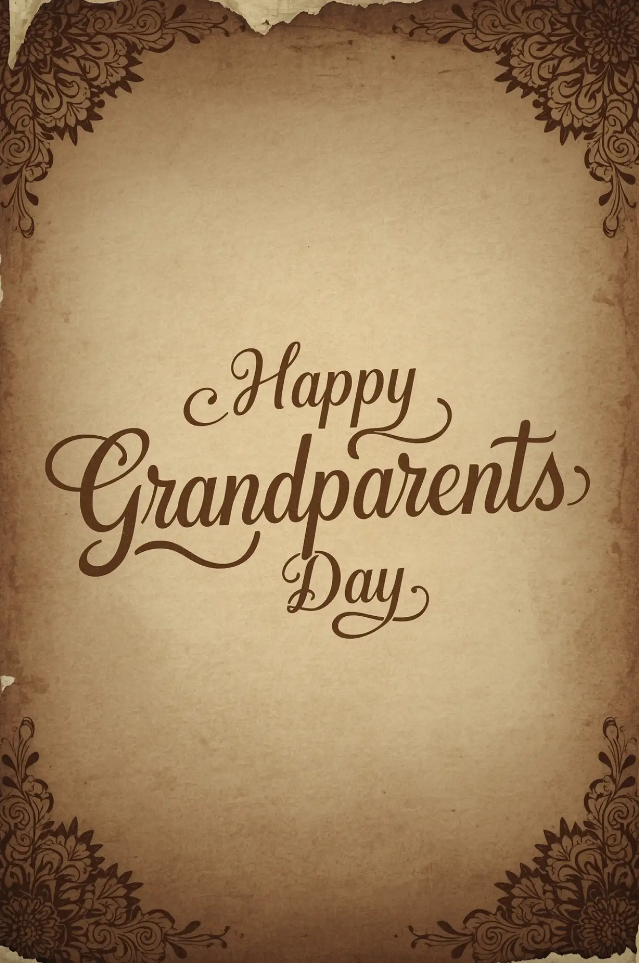 happy grandparents day vector art free download