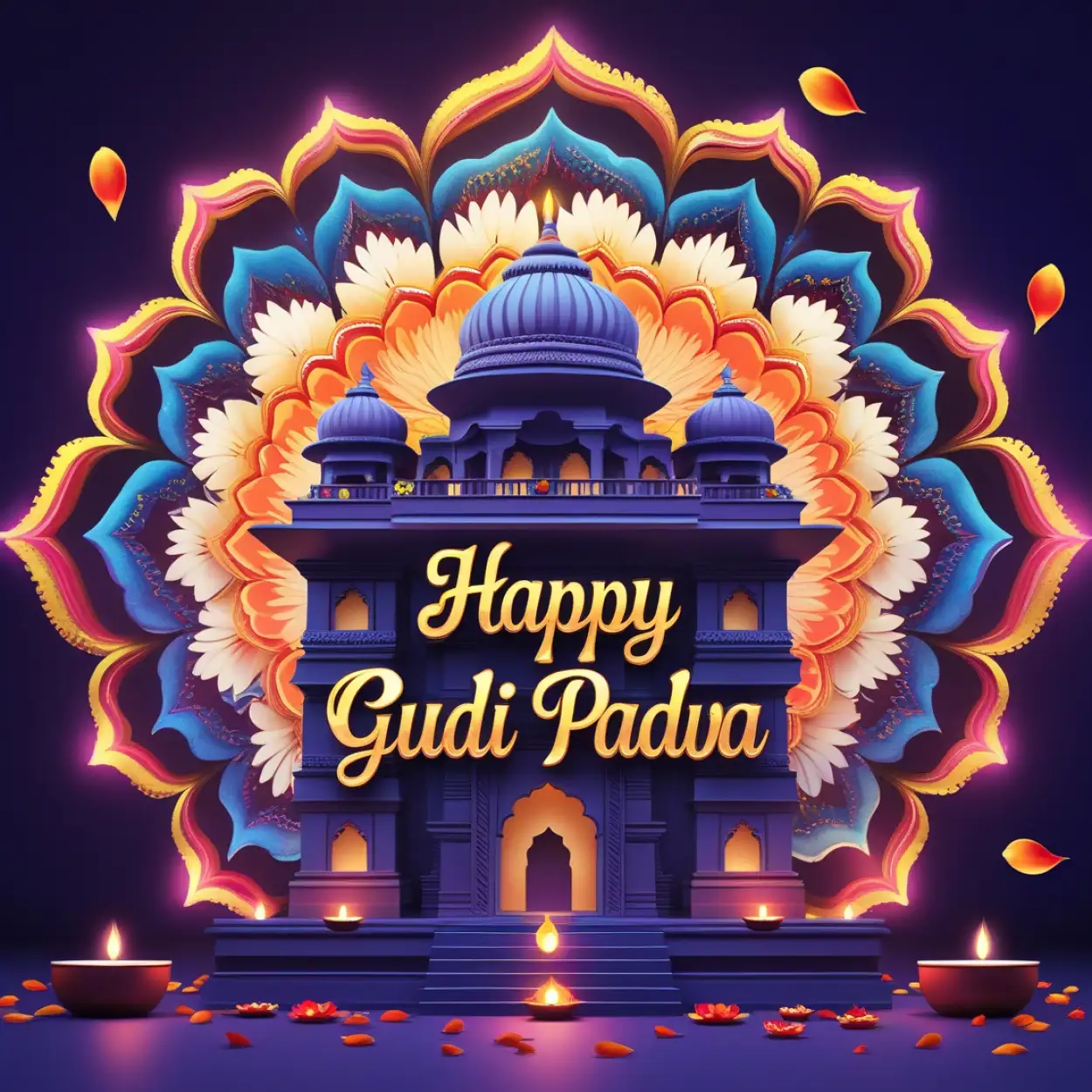 Happy Gudi Padwa HD wallpapers free download
