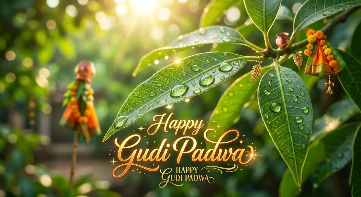 Free Download Happy Gudi Padwa Wishes Instagram Post - High Quality Happy Gudi Padwa Wishes Image