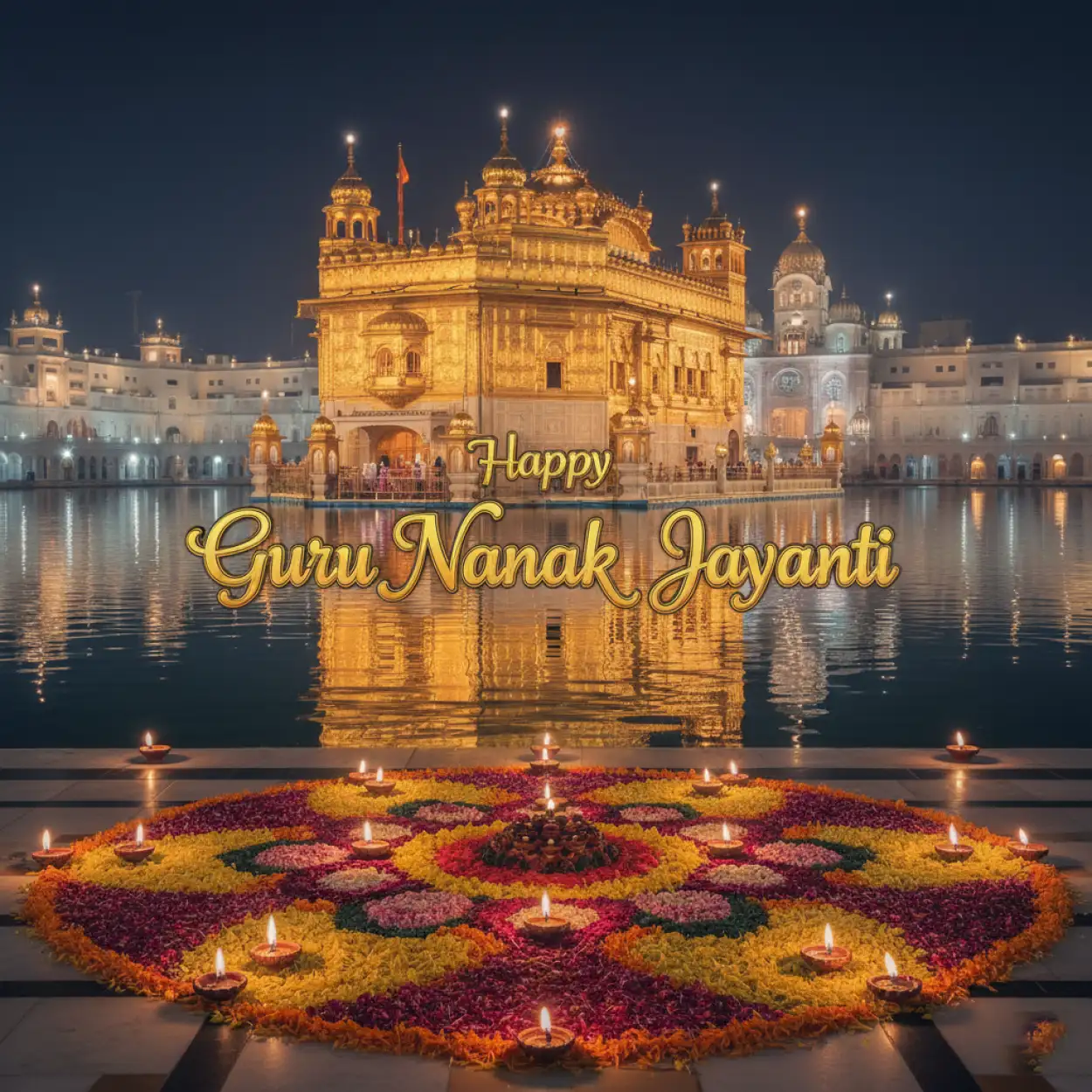 happy guru nanak jayanti 2025 ai generated festival image