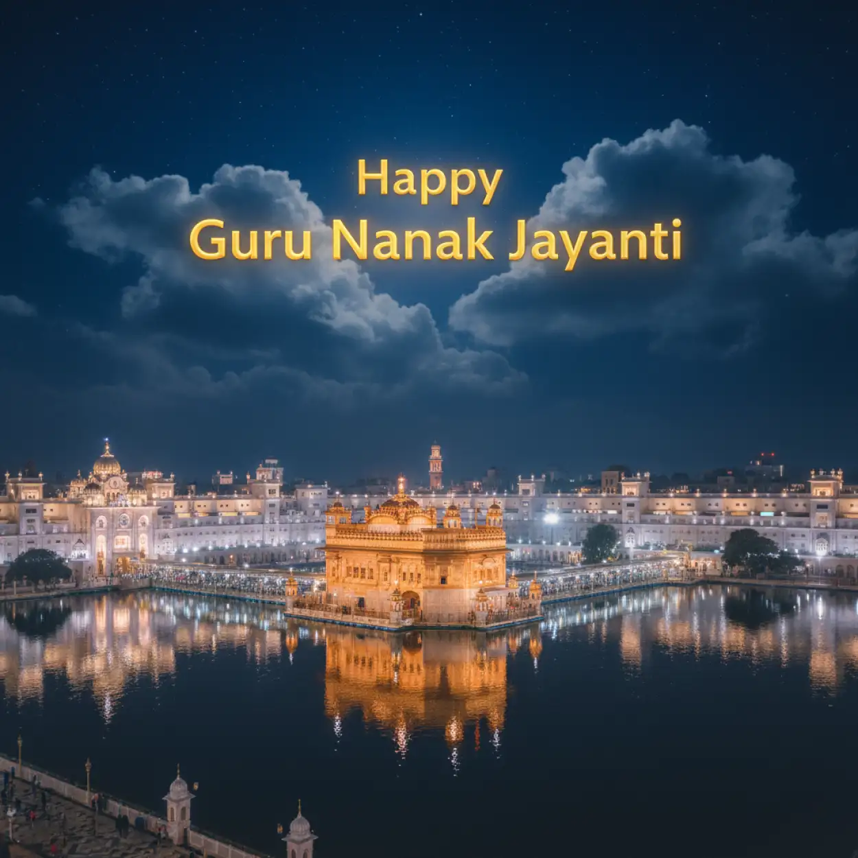 happy guru nanak jayanti 2025 creative design for poster