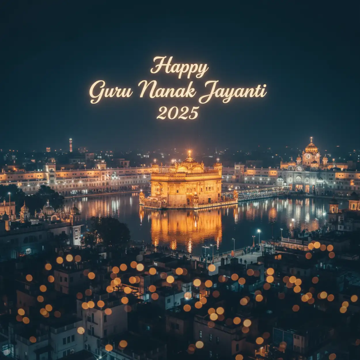 happy guru nanak jayanti 2025 photo frame editing template