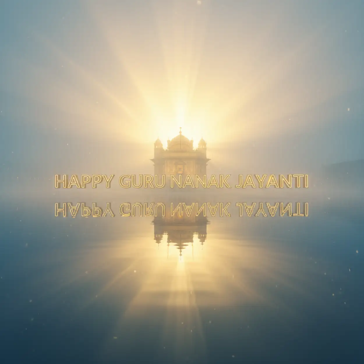 Happy Guru Nanak Jayanti 2025 special greetings card