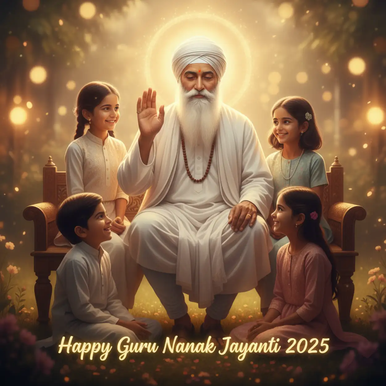 happy guru nanak jayanti 2025 vector art for designers