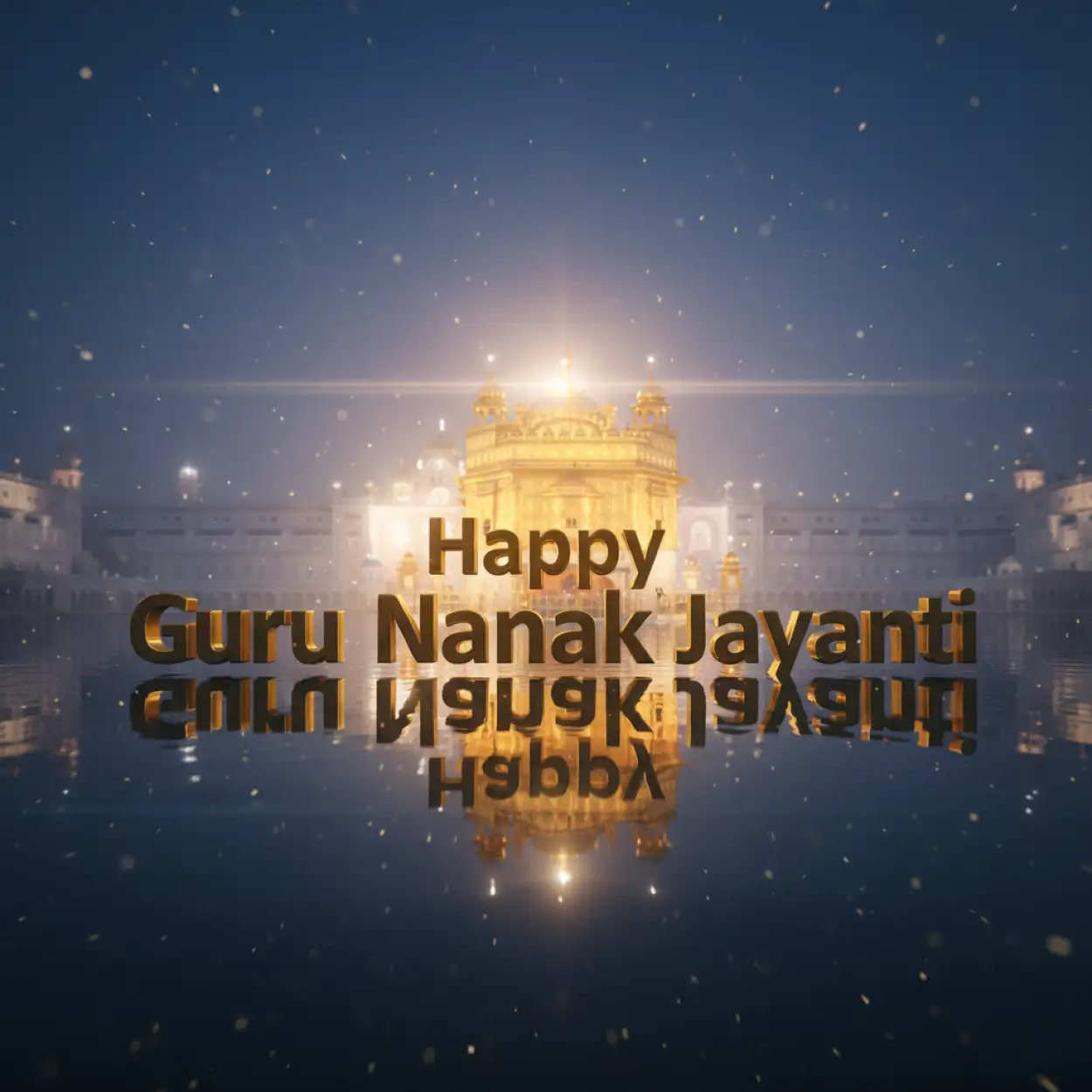 Happy Guru Nanak Jayanti Canva editable template