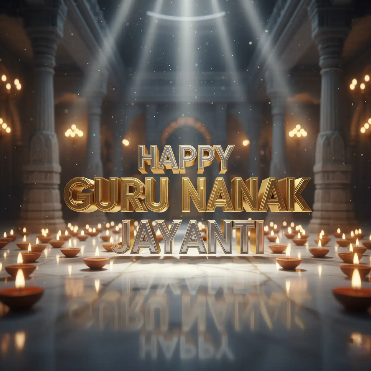 happy guru nanak jayanti golden temple wallpaper 4k