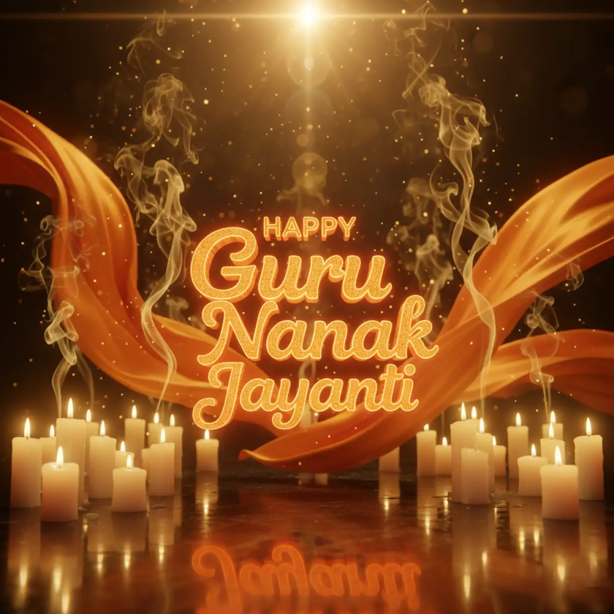 Happy Guru Nanak Jayanti post design for Instagram