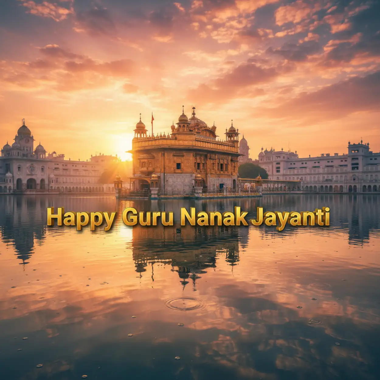 happy guru nanak jayanti poster design background hd