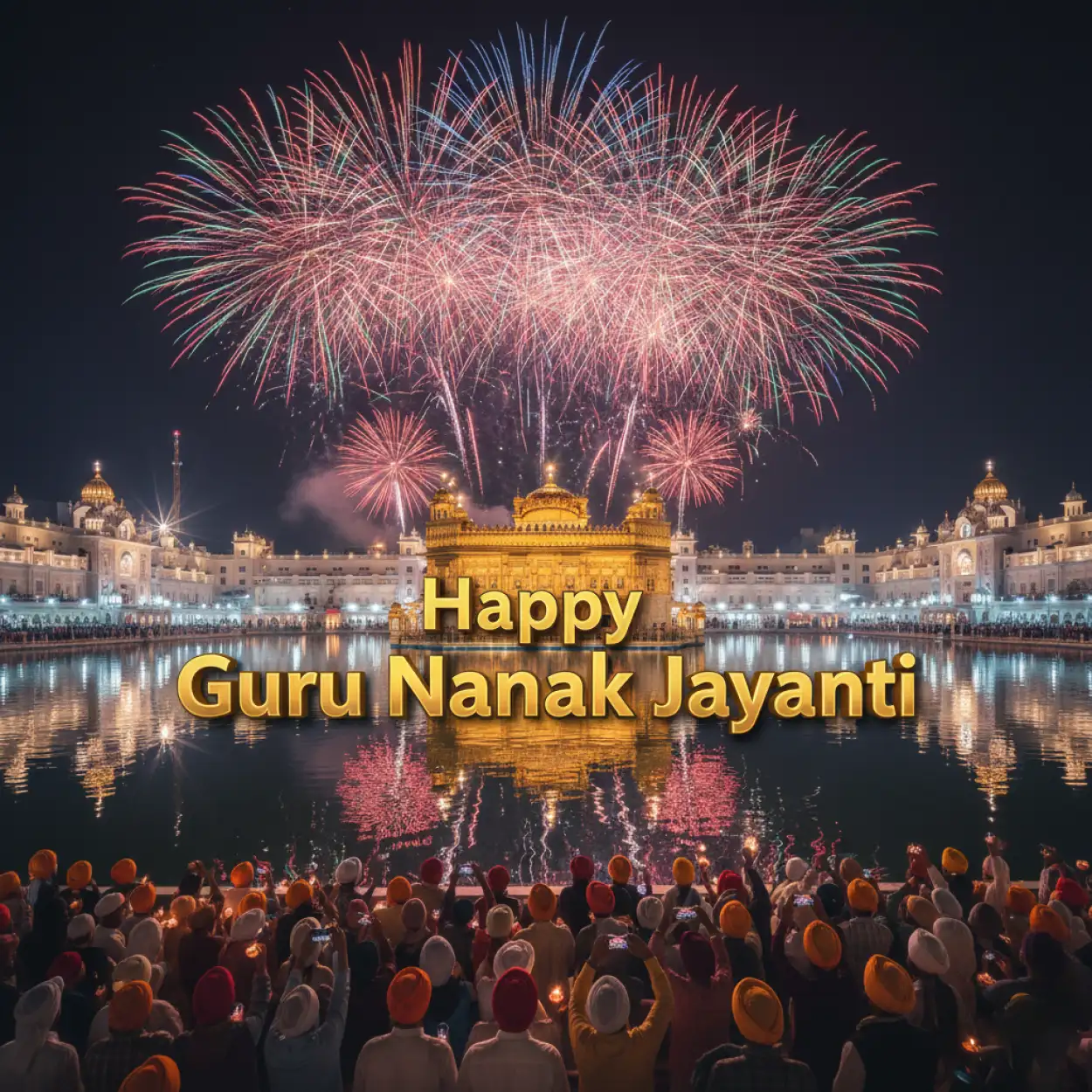 happy guru nanak jayanti transparent png with guru nanak photo